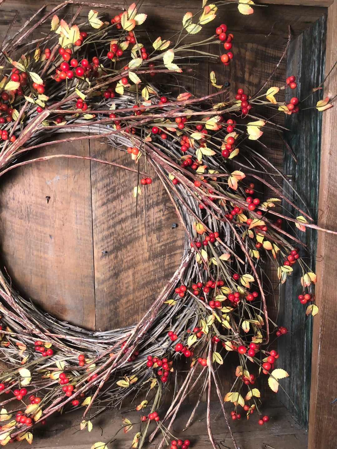 Large Fall Berry Wreath