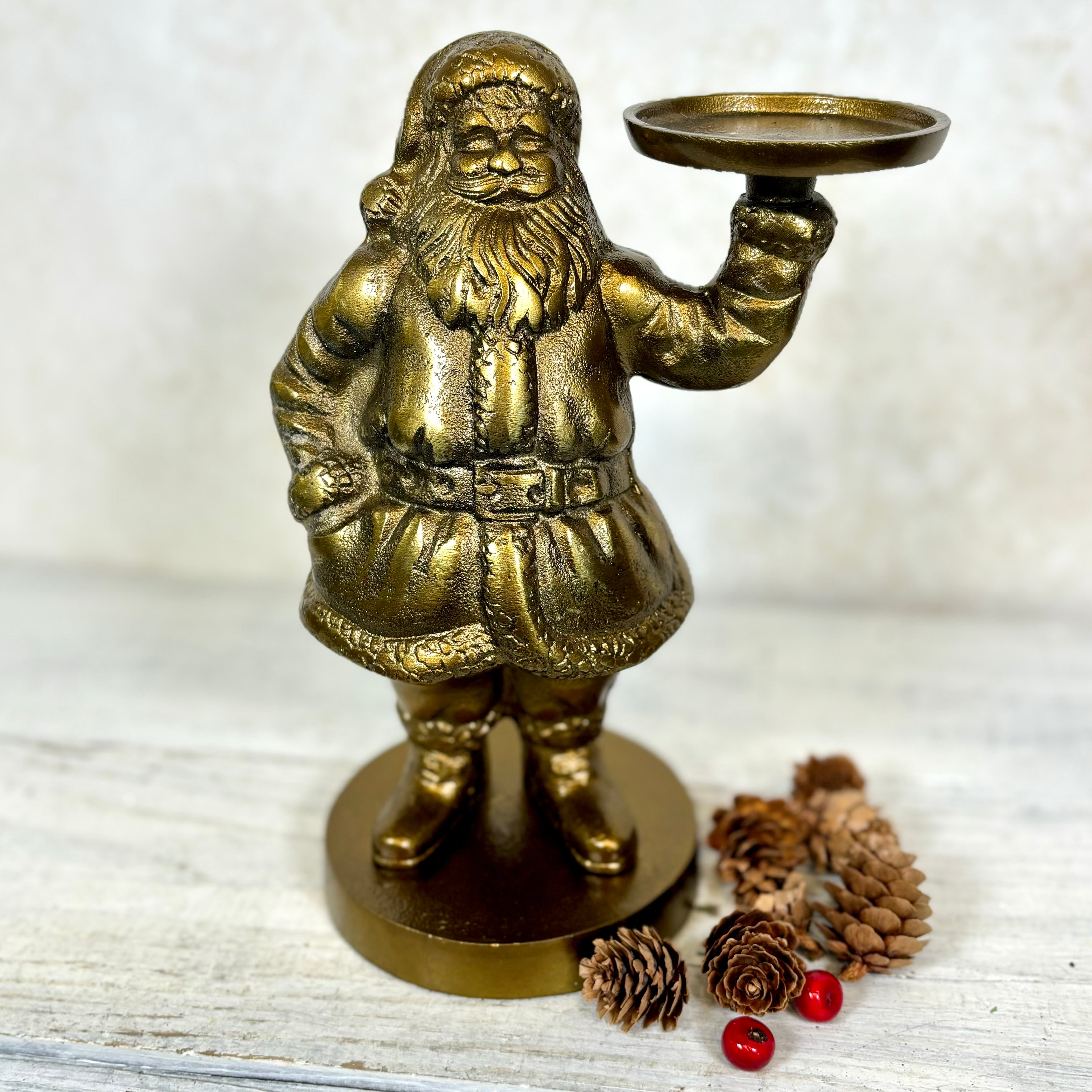 Saint Nick Brass Figurine