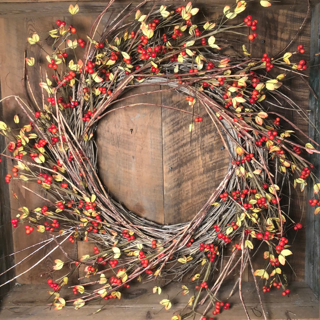 Large Fall Berry Wreath