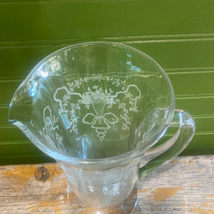 Vintage Fostoria "Corsage" Water Pitcher