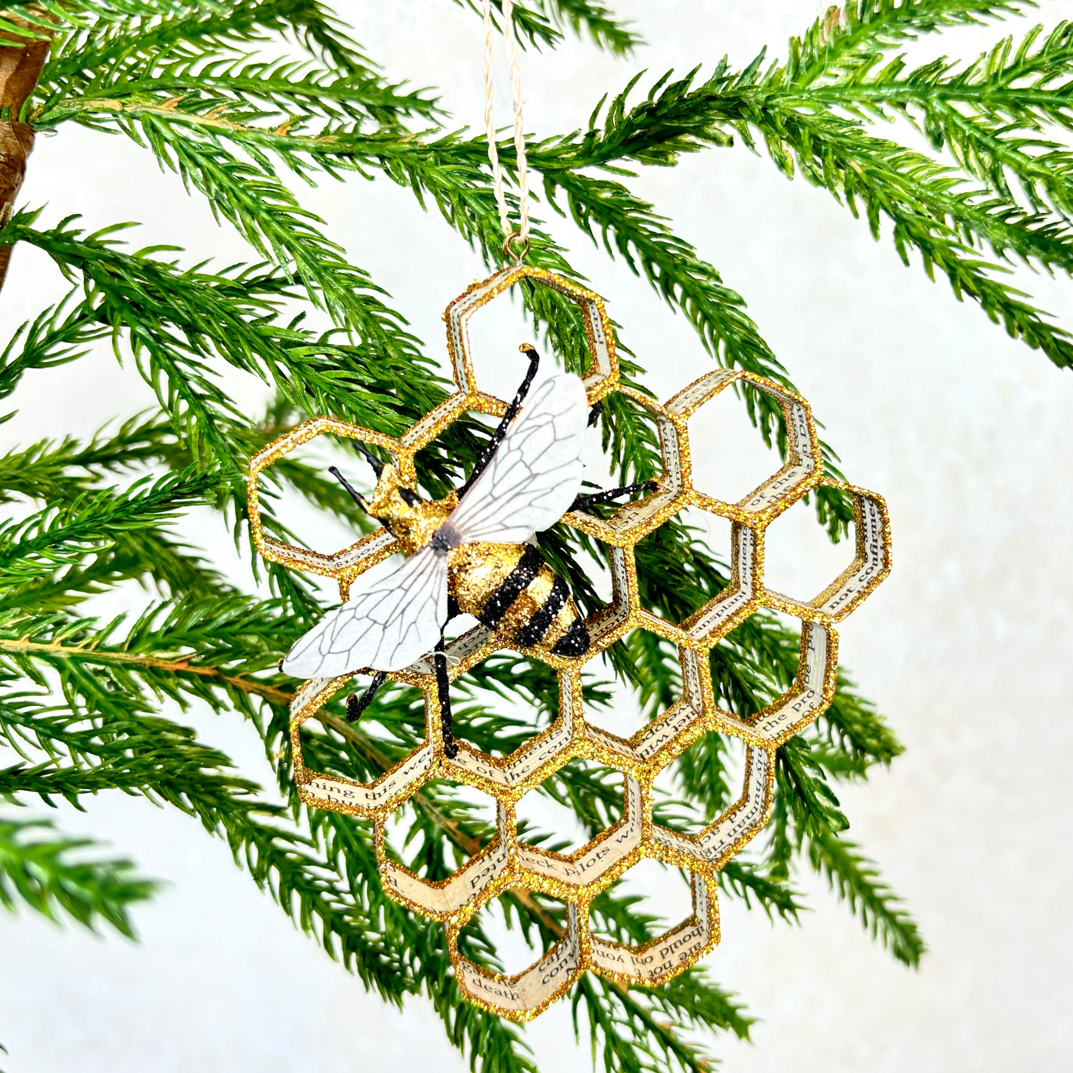 Paper Honeycomb Paper Mache Ornament