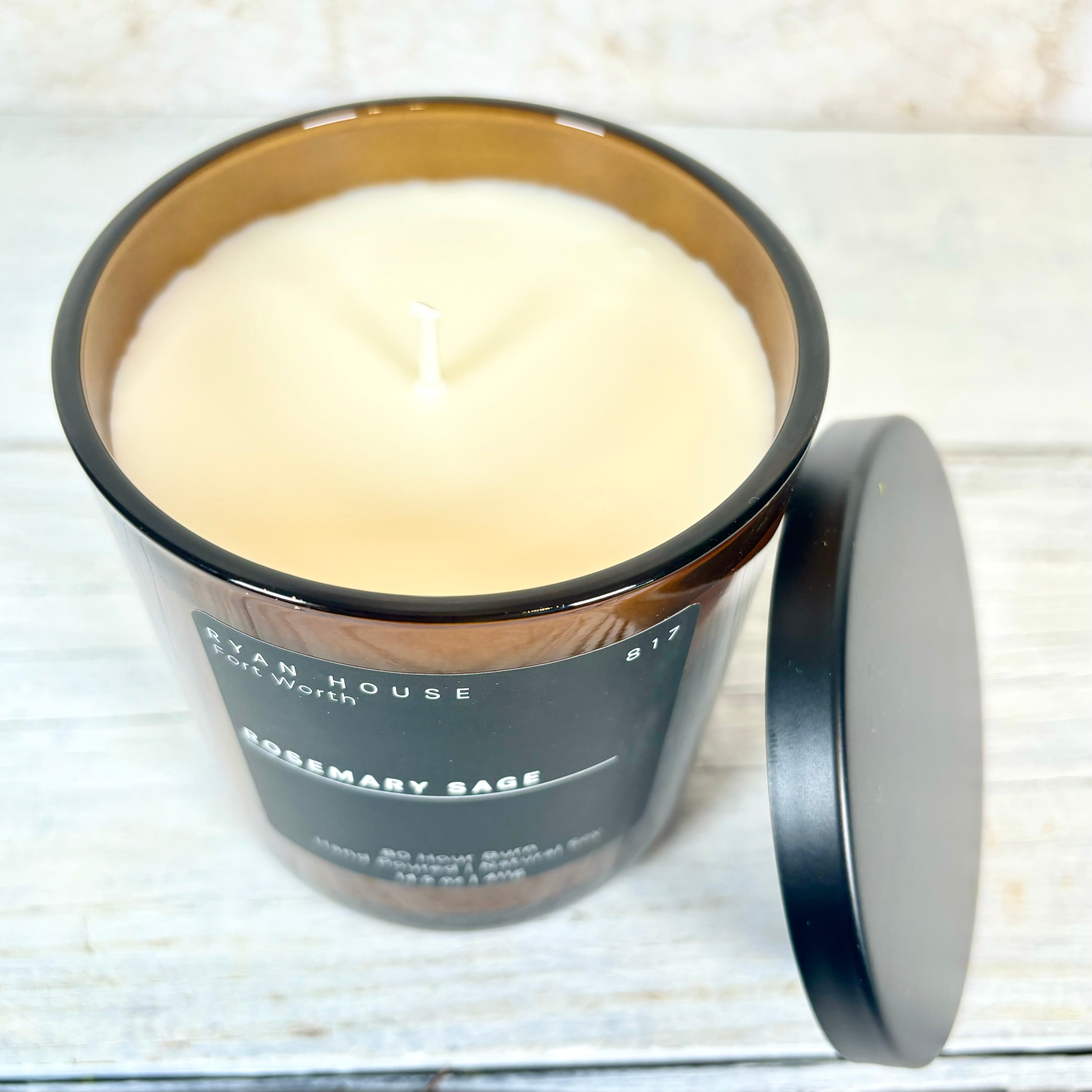 Hand Poured Rosemary Sage Candle