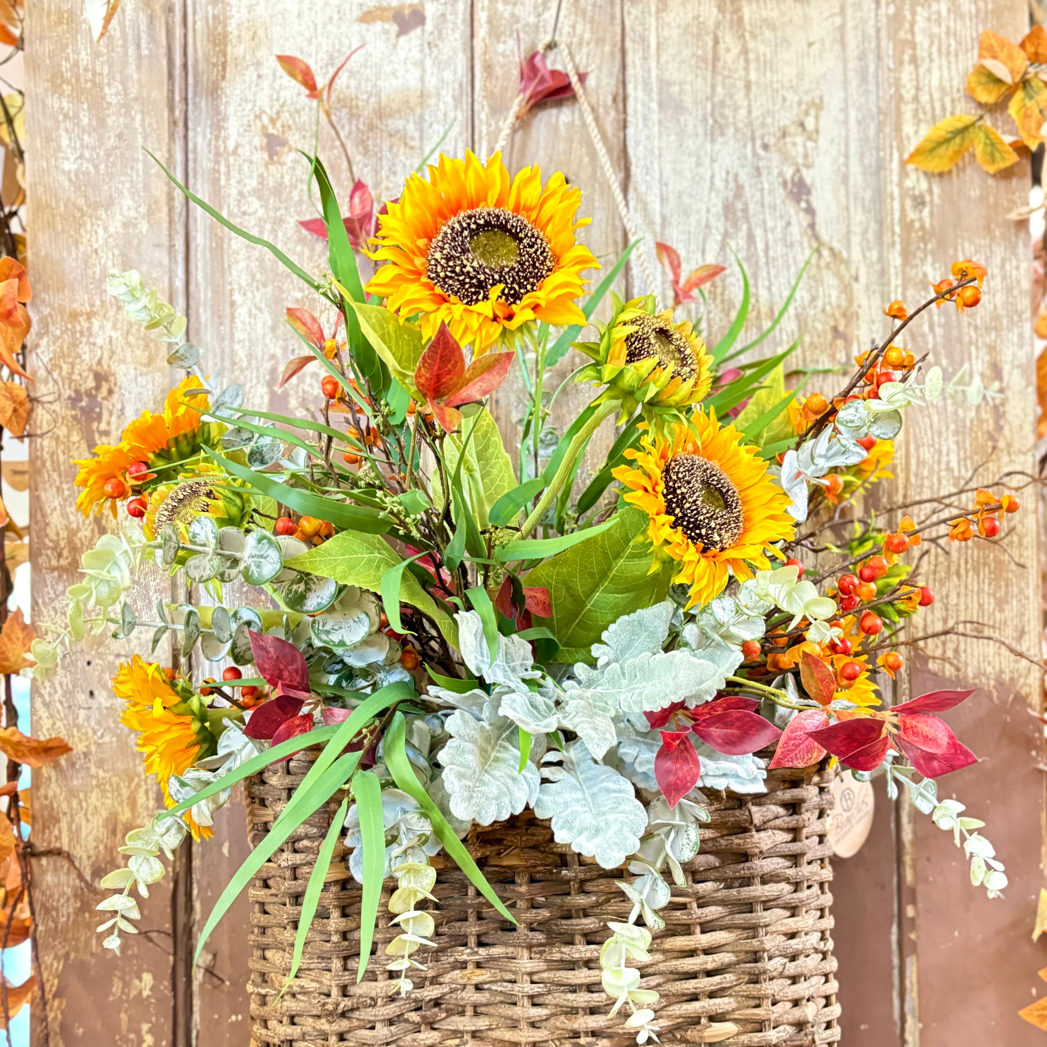 Autumn Bushel Bouquet Drop In