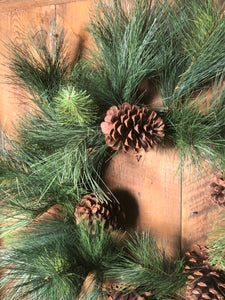 Jubilant Jumbo Pine Wreath