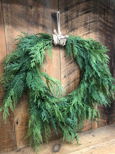Real Touch Cedar Wreath
