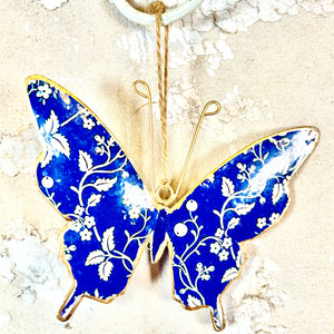Hanging Metal Blue Bloomsbury Butterfly