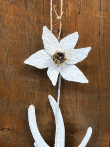 Resin Paperwhite Flower Bulb Ornament