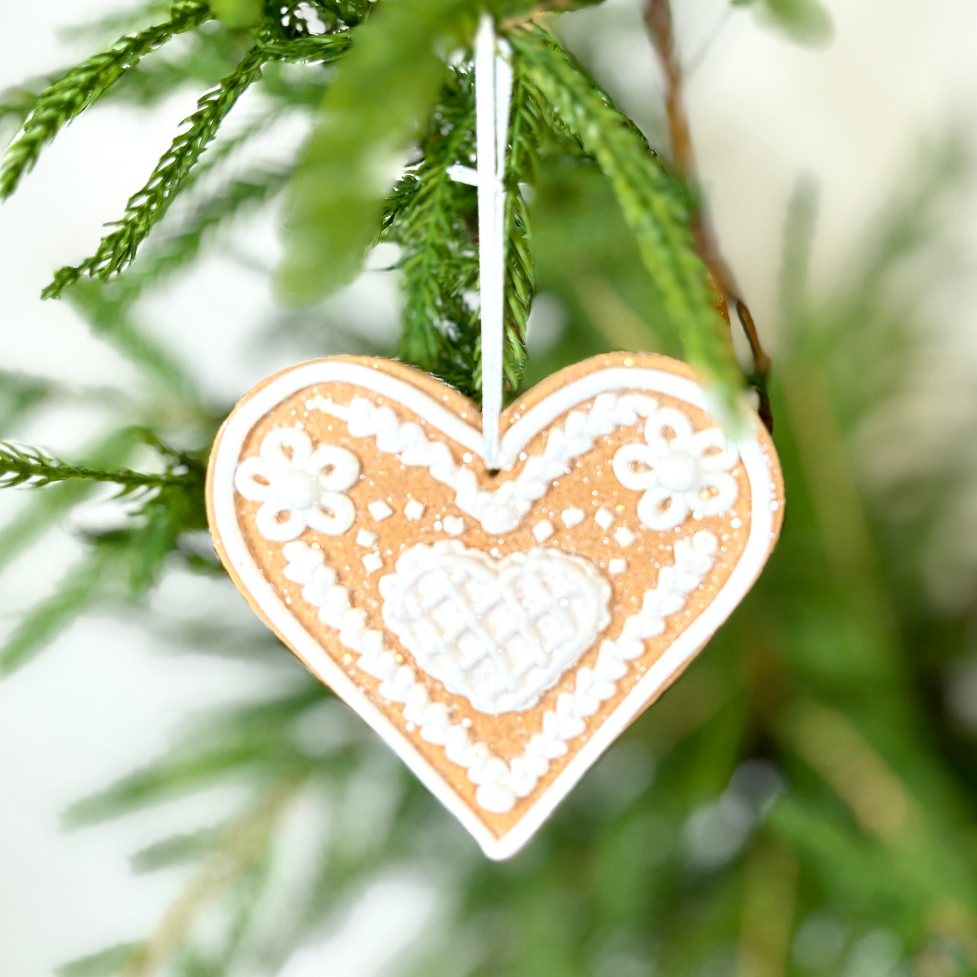 Heart Gingerbread Ornament