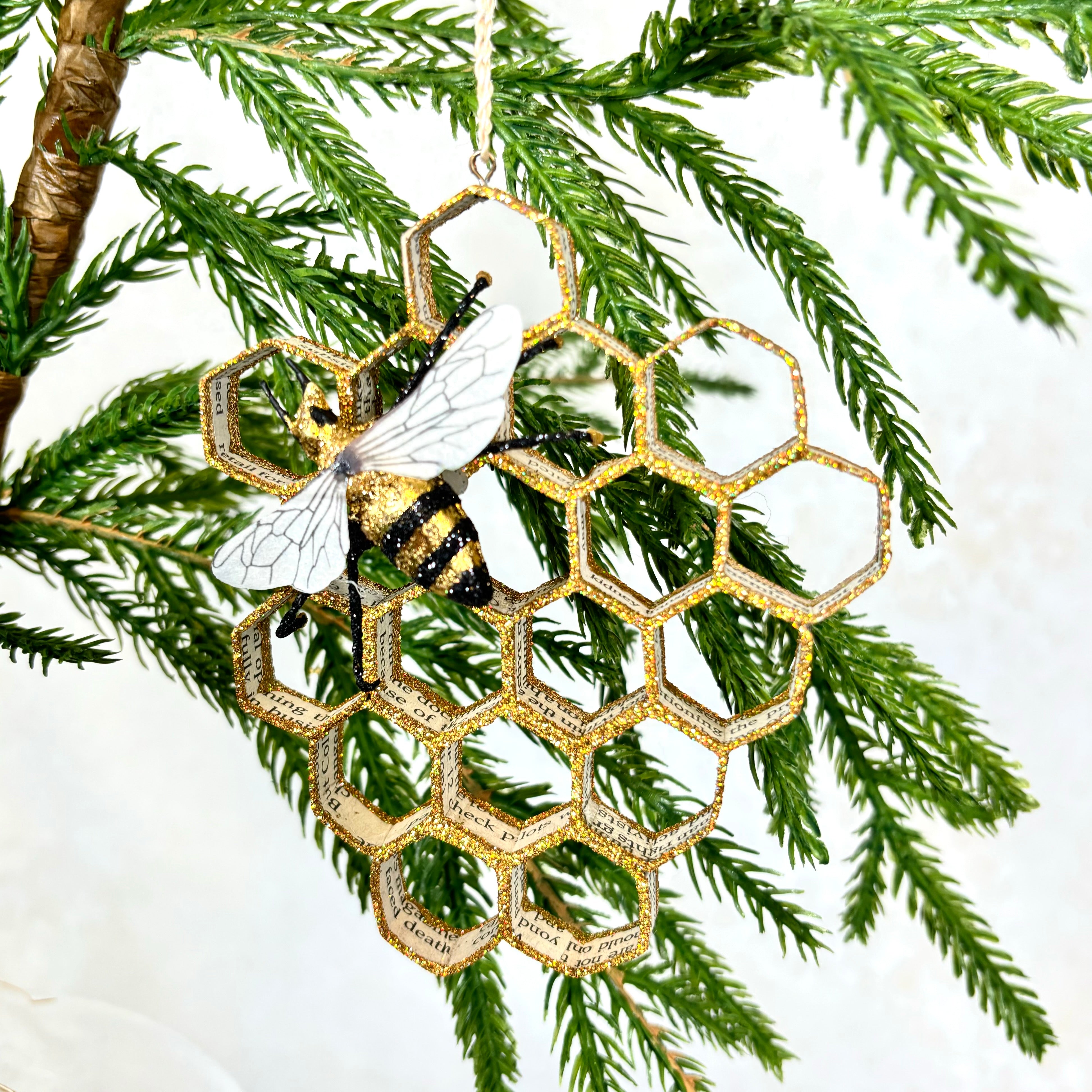 Paper Honeycomb Paper Mache Ornament