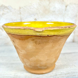 Cottage Crafted Bowl Yellow Small