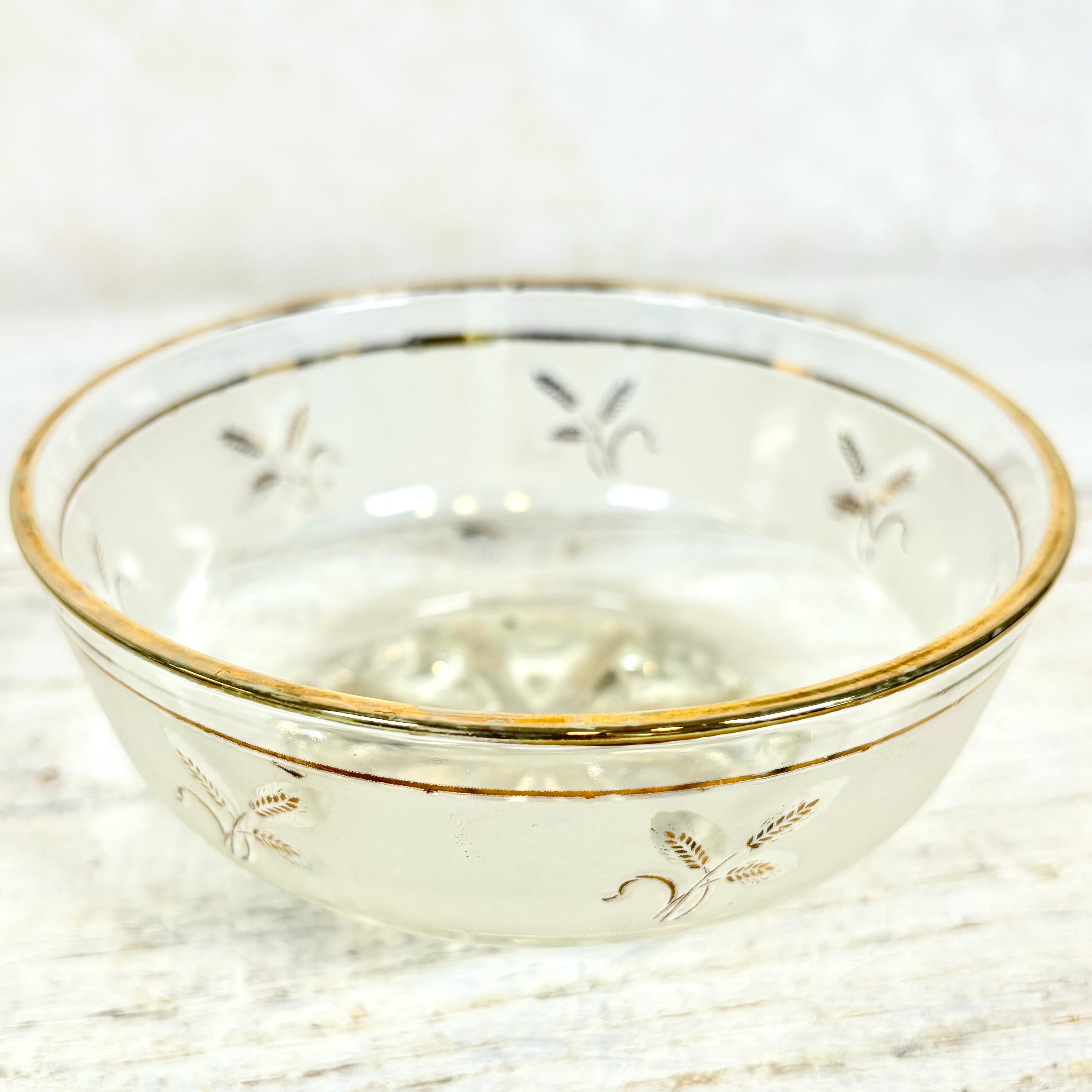 Vintage Glass Dessert Bowls Set of Four