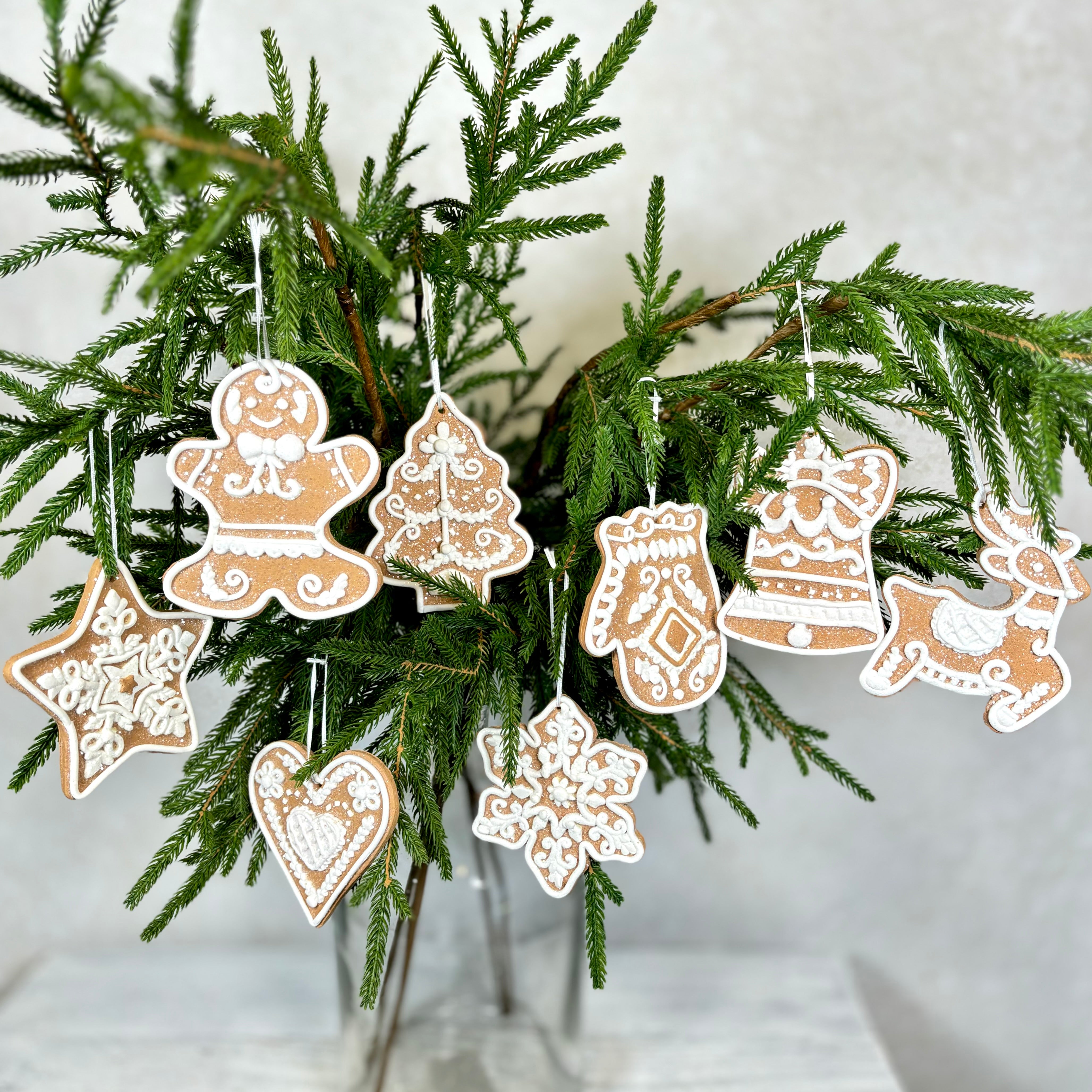 Snowflake Gingerbread Ornament