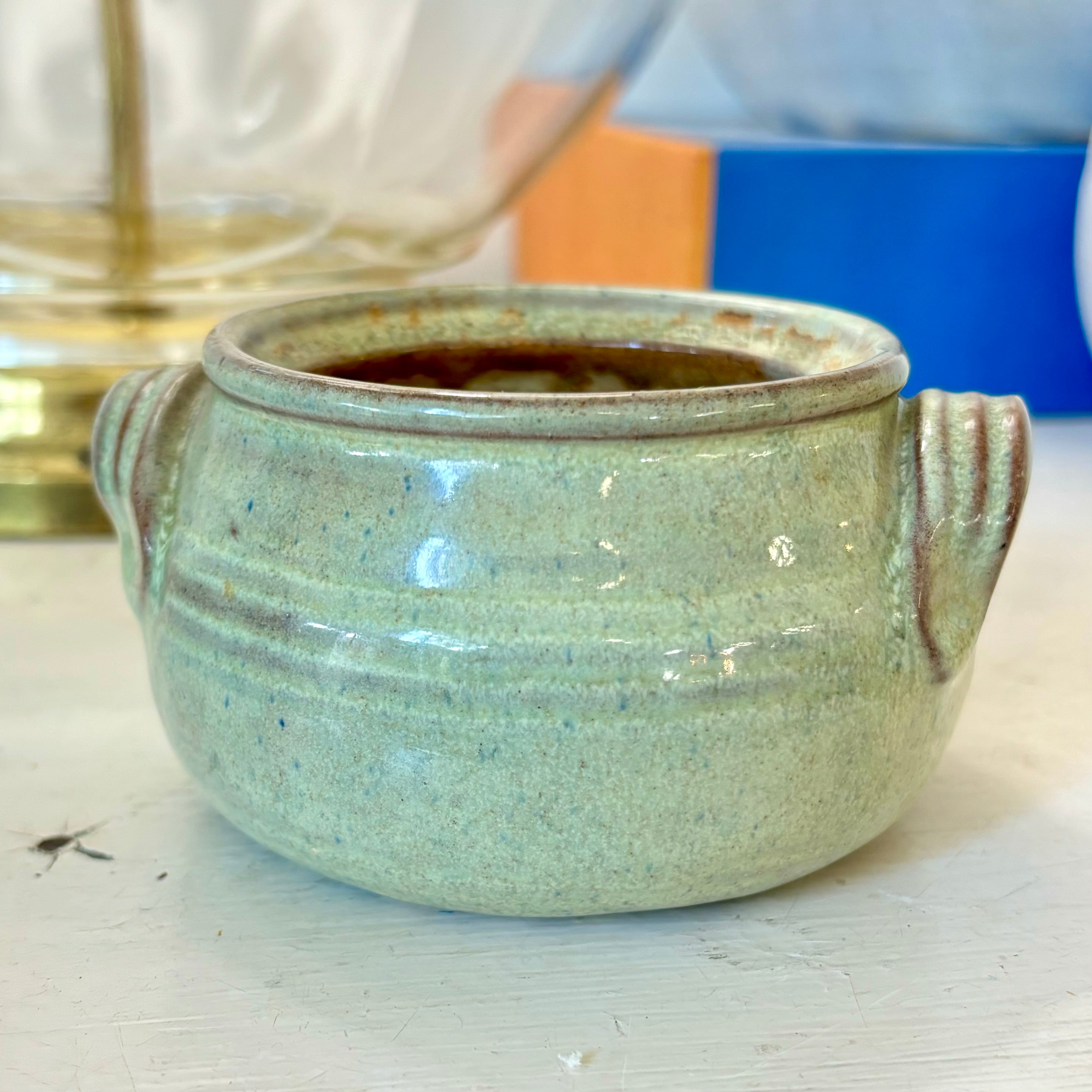 Vintage Signed Studio Pottery Bowl