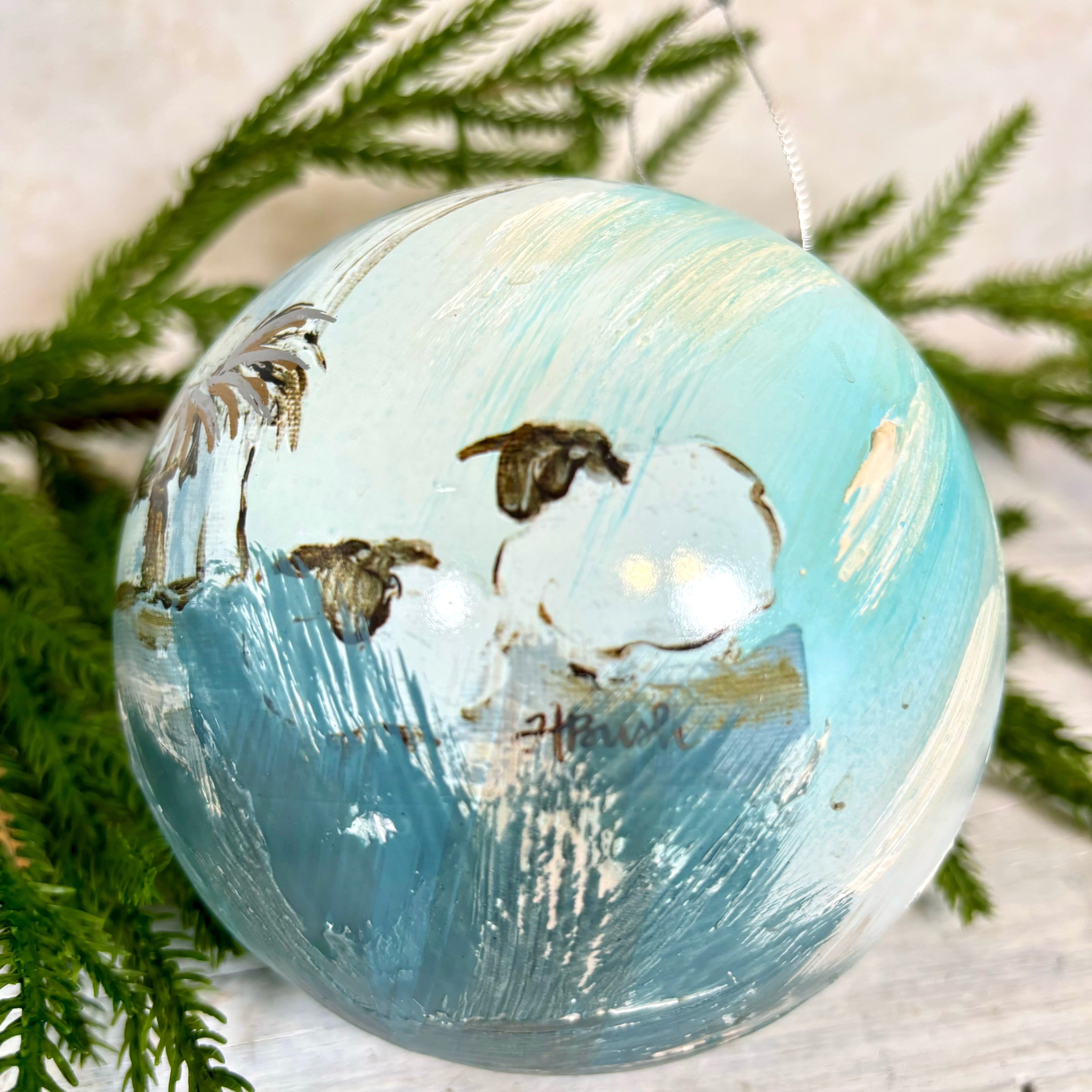 Holy Family Ball Ornament