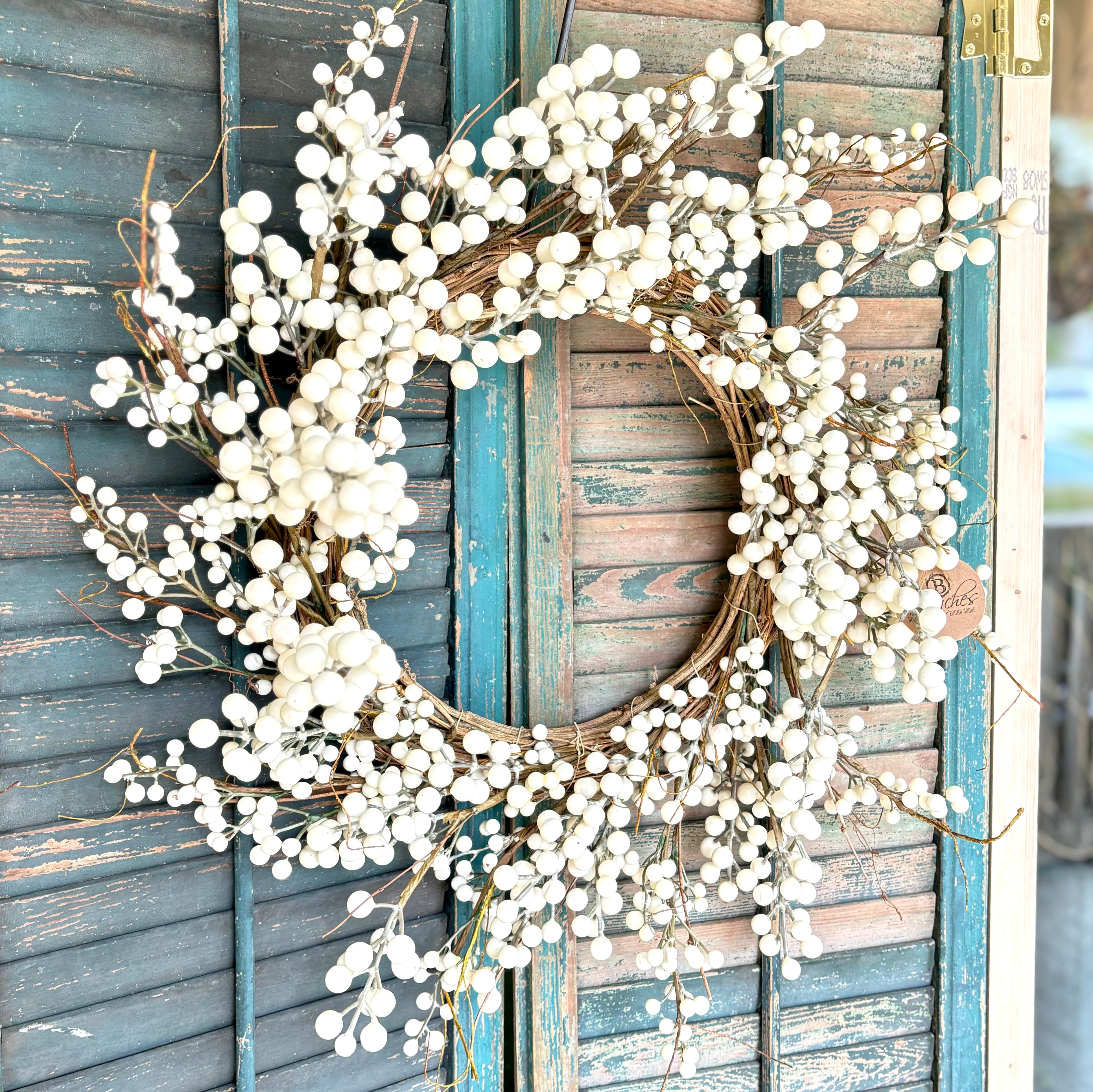 Cream Berry Wreath