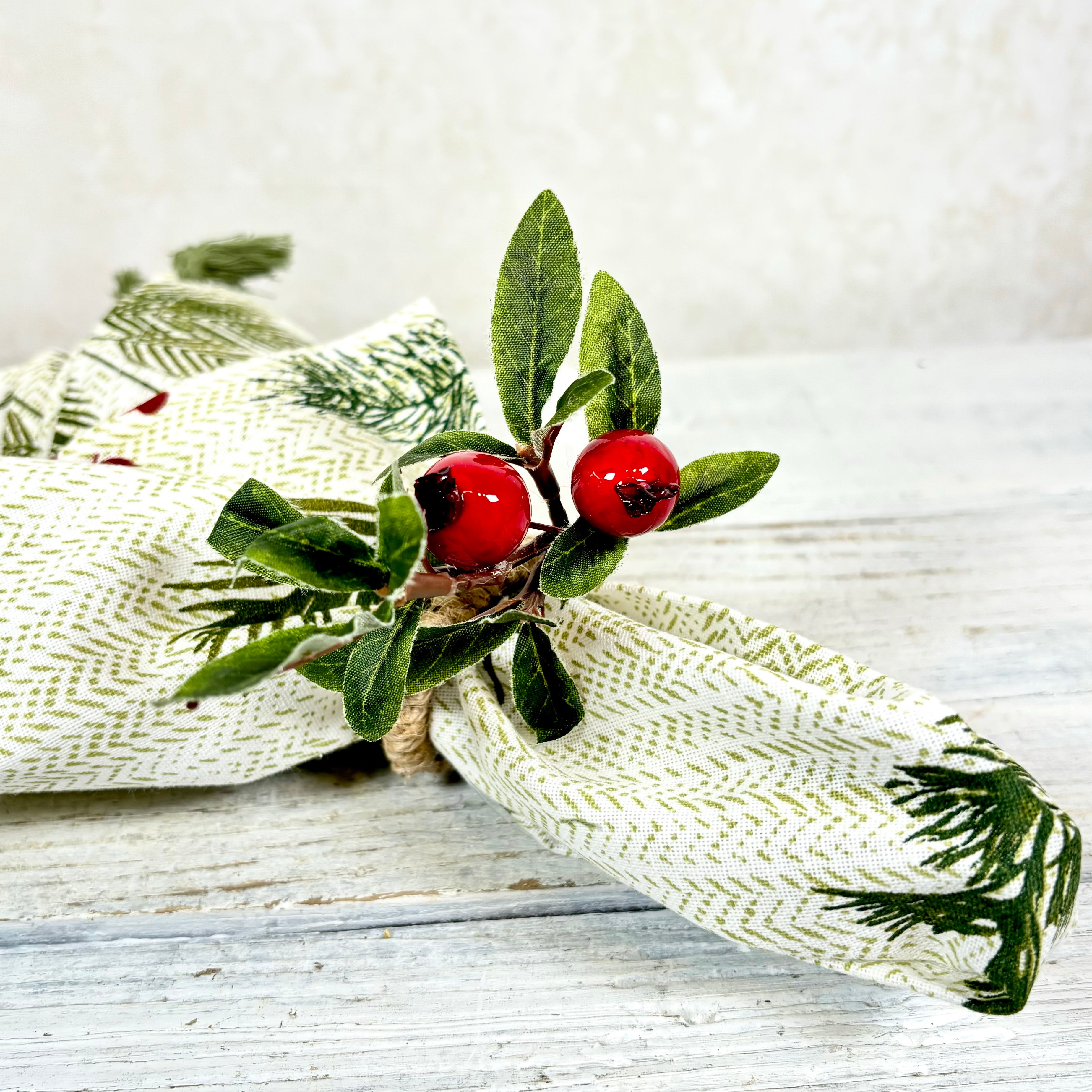 Red Berry Napkin Ring