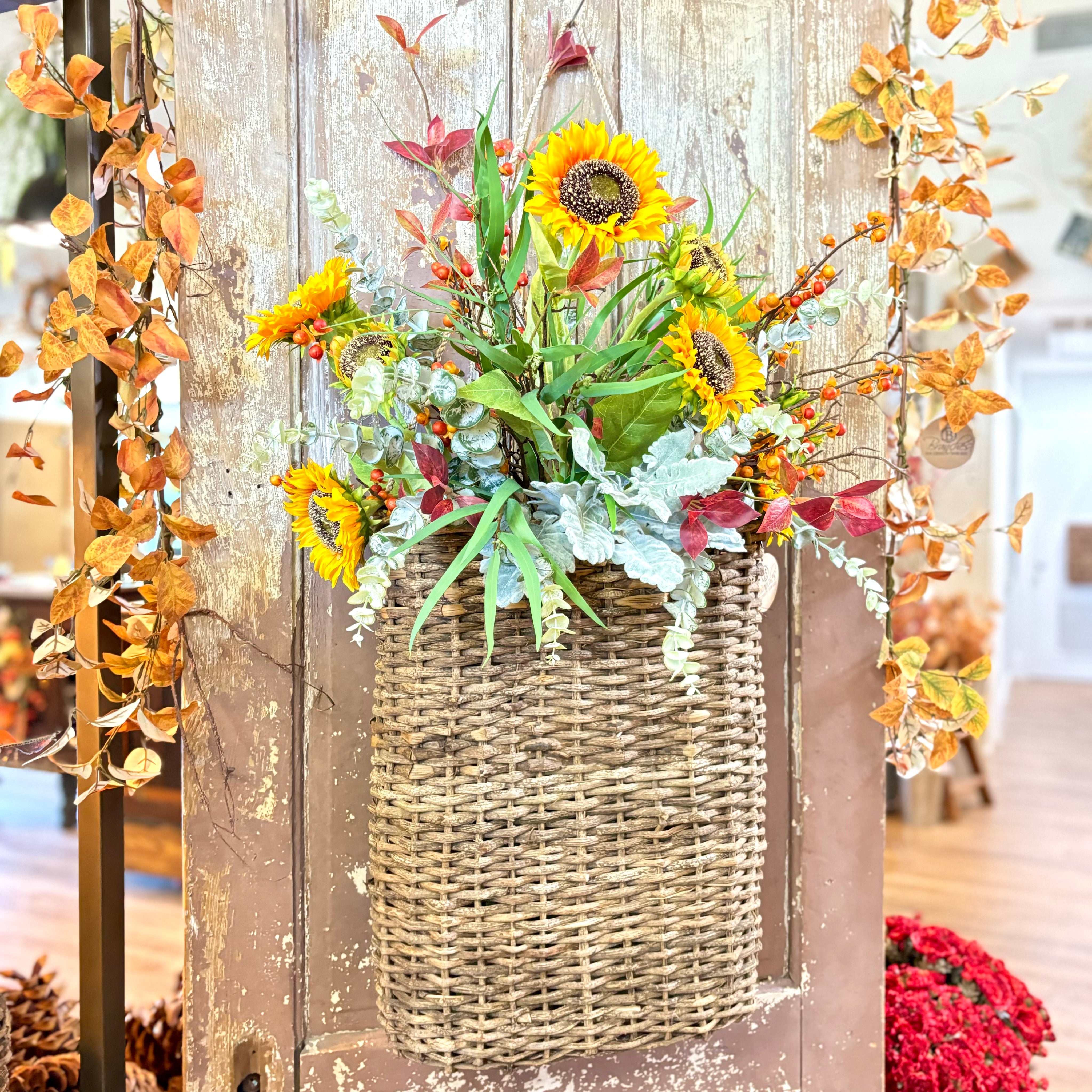 Autumn Bushel Bouquet Drop In