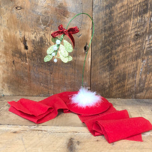 Holiday Dog Mistletoe Headband
