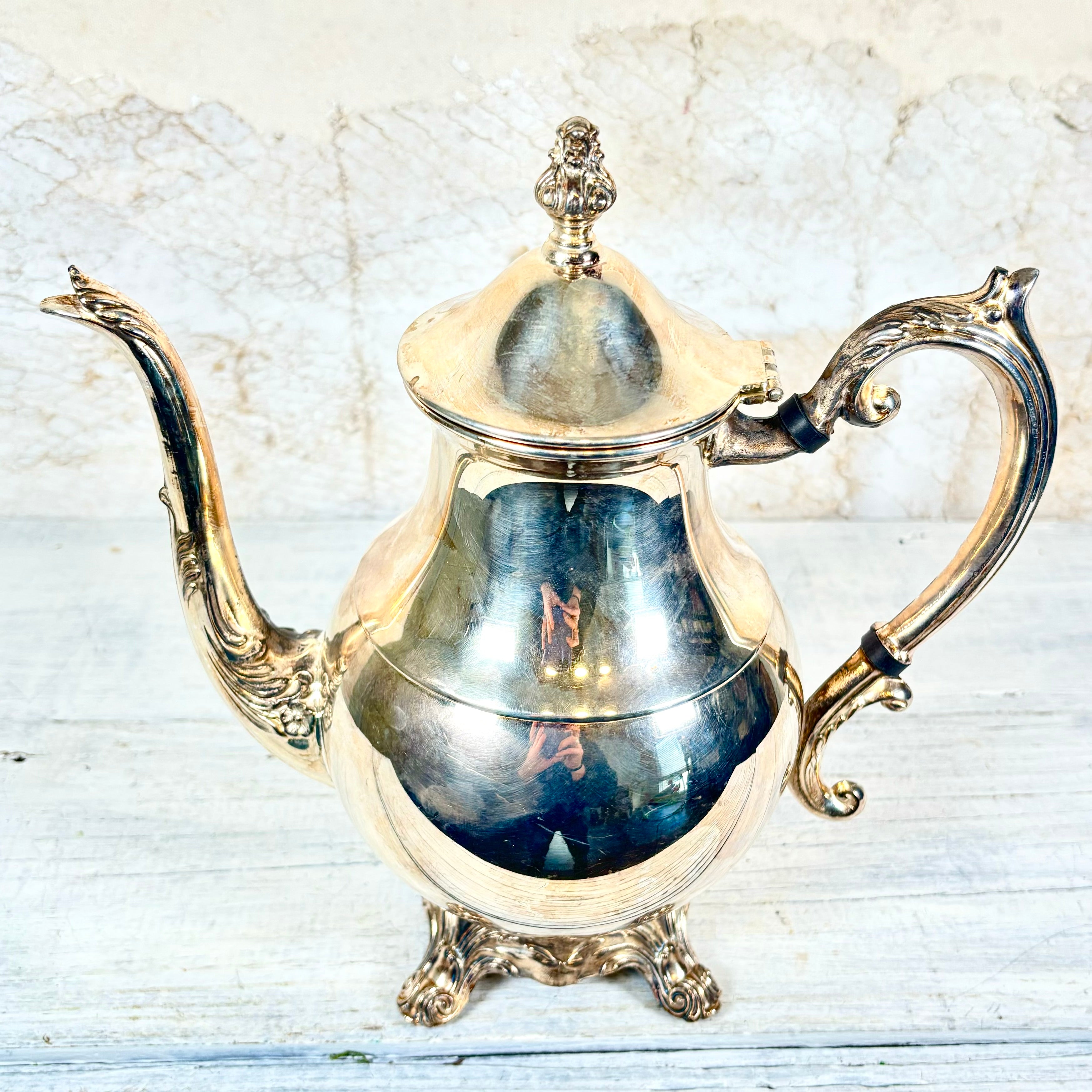 Vintage Silver Tea Pot