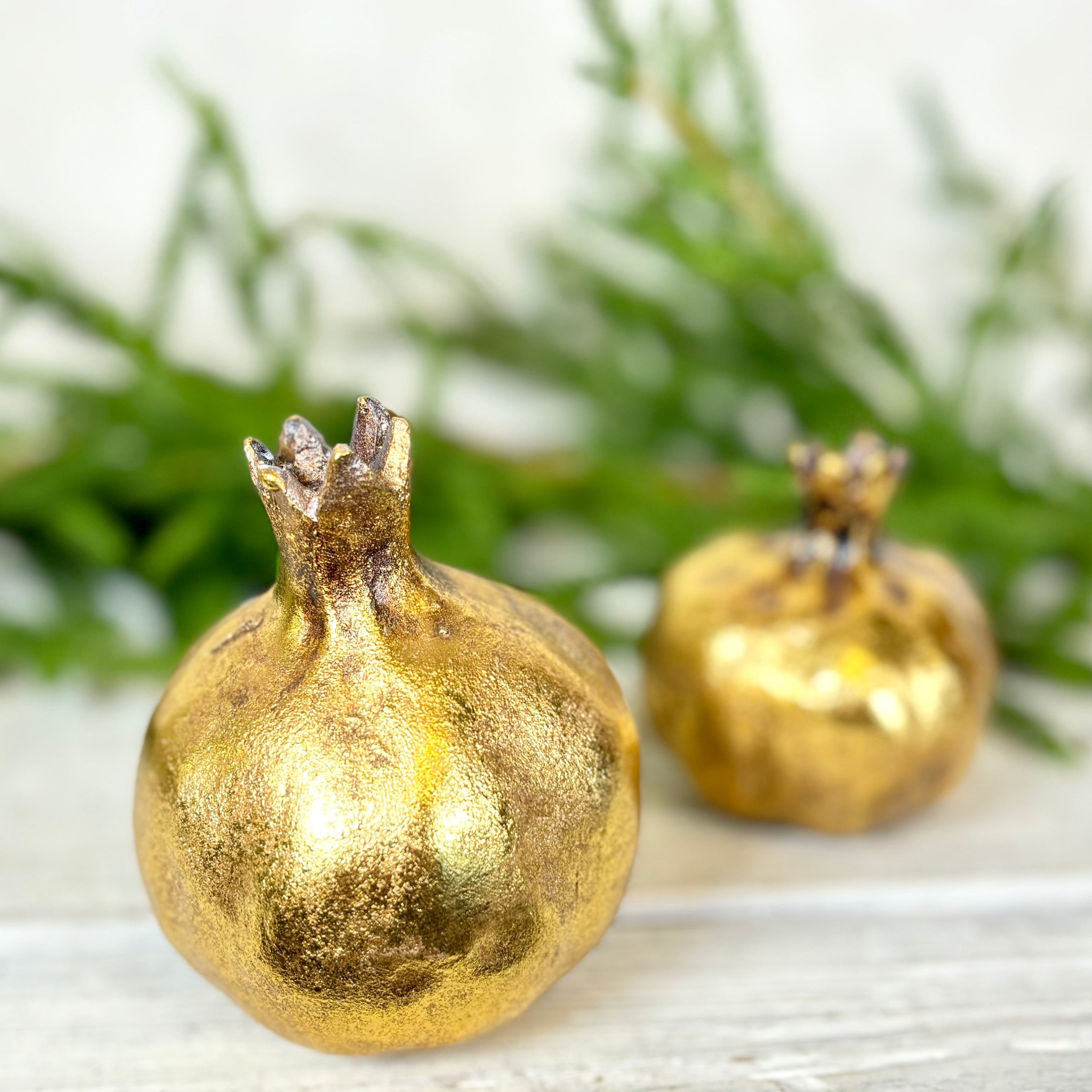 Resin Gold Pomegranate Large