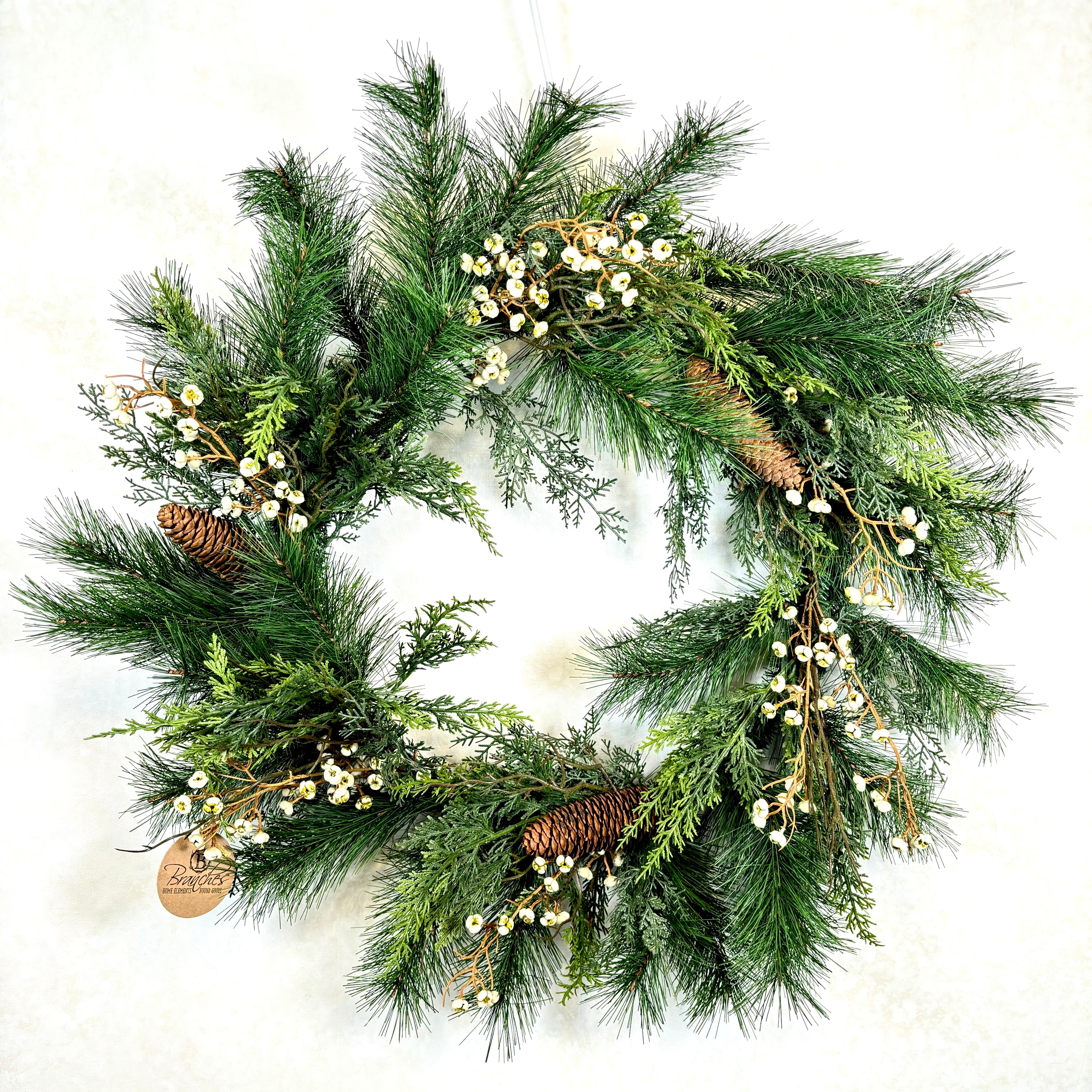 Pine with Tallow Berry Wreath