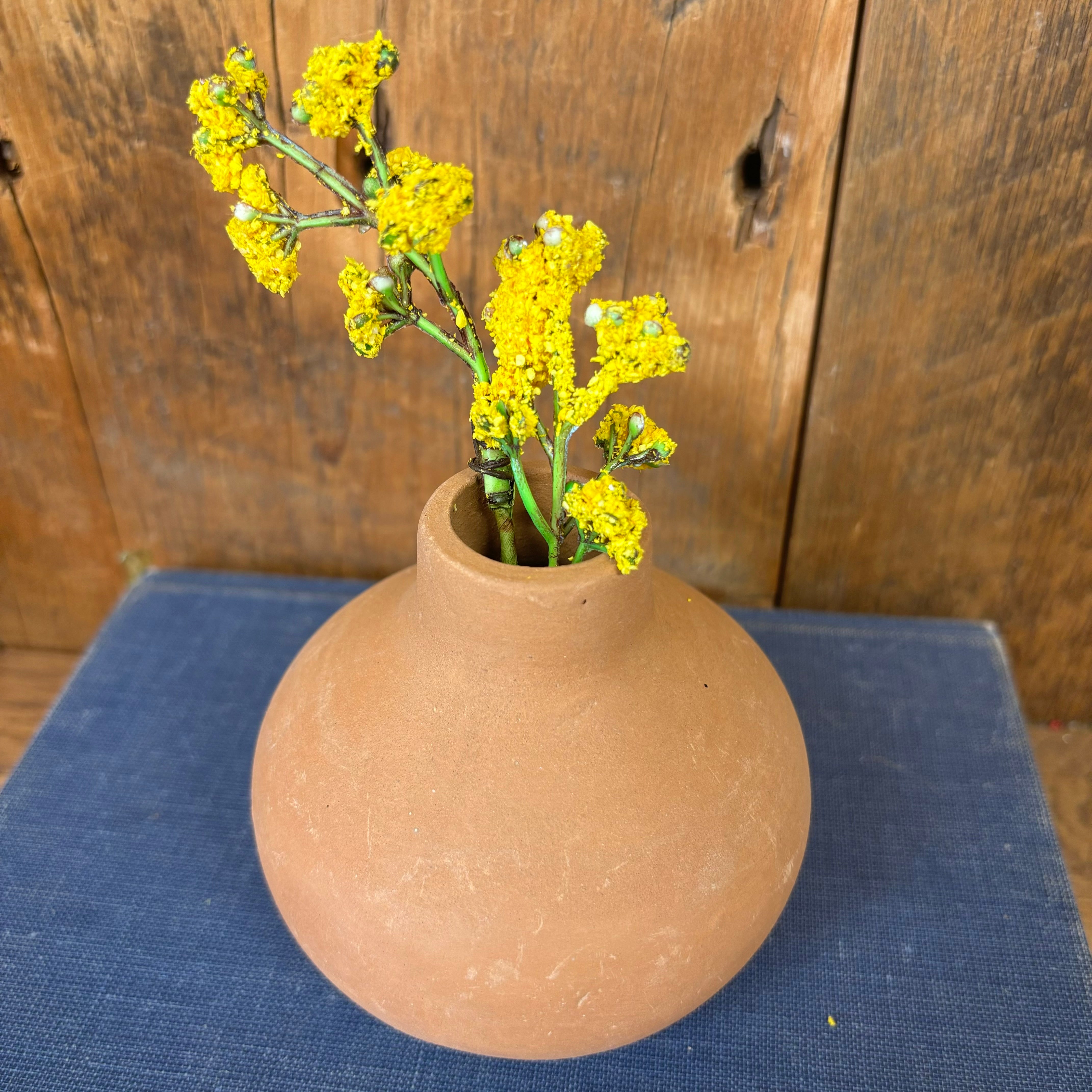 3.5" Mini Terracotta Vase