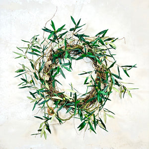 Olive and Willow Wreath