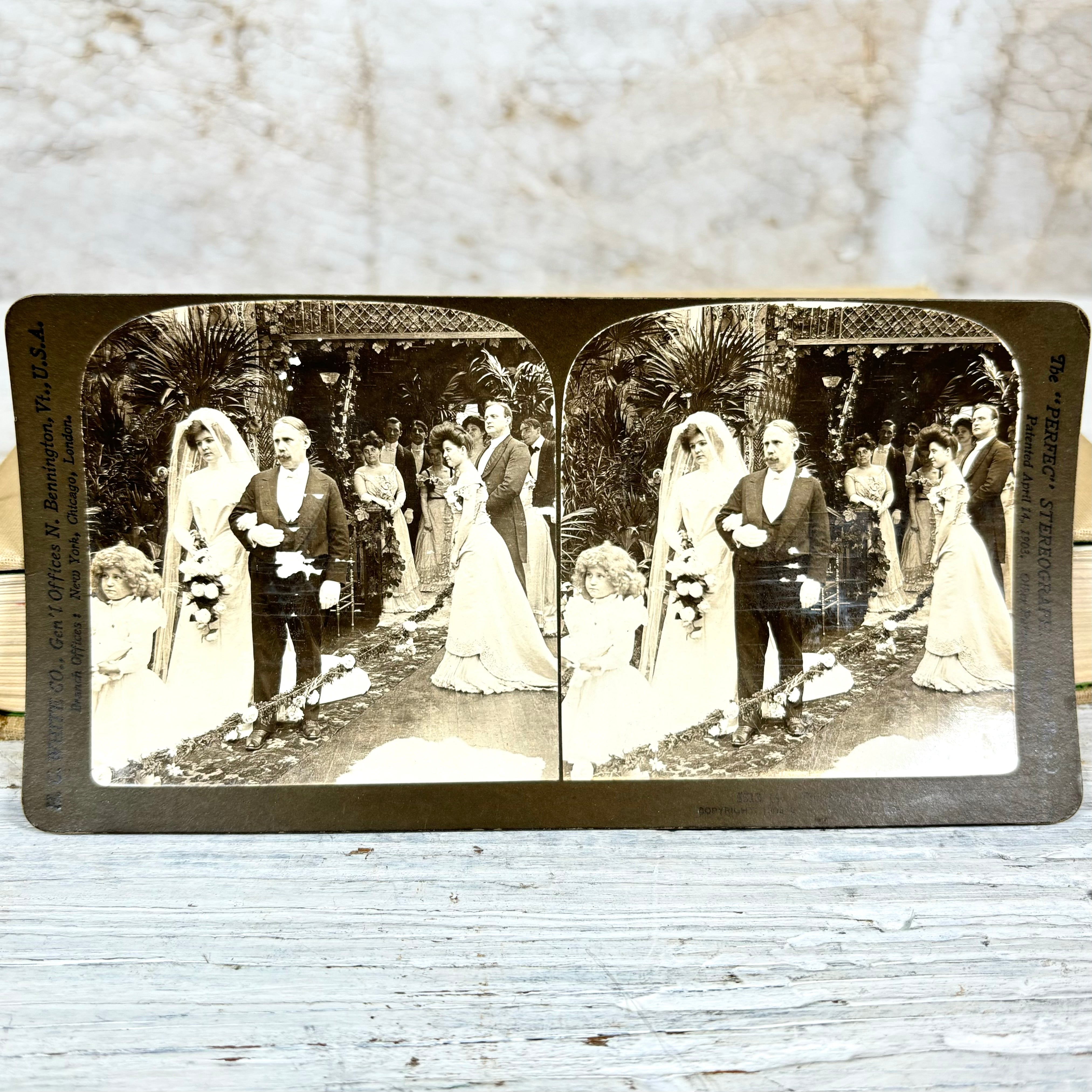 H.C. White Co. Stereoview 5513- The Bride