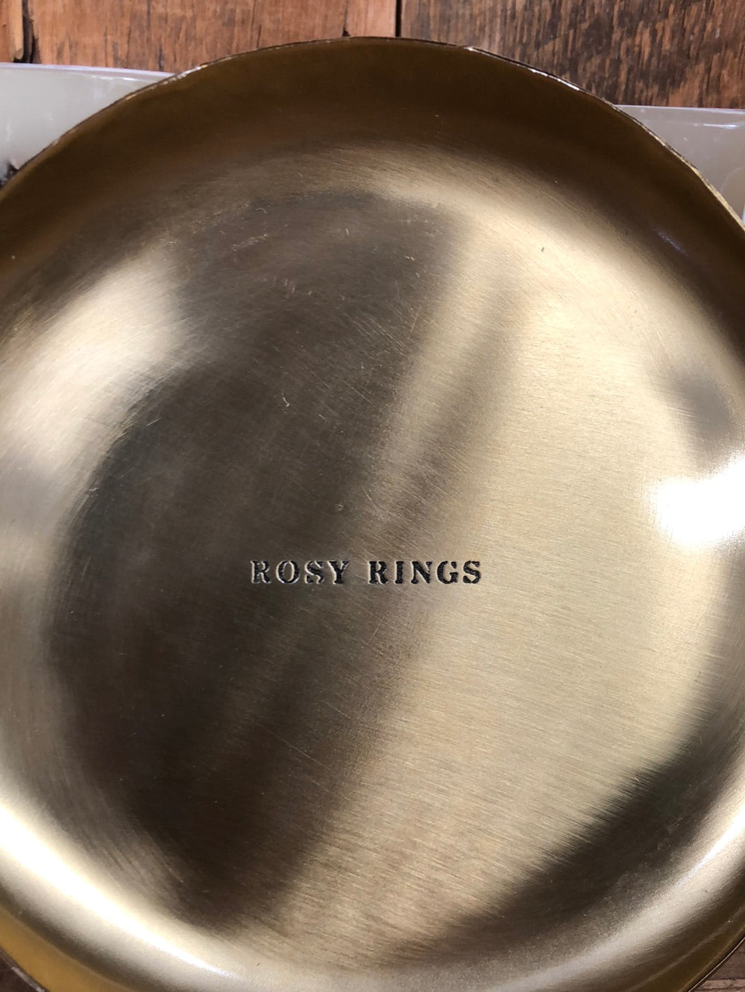 Gold Candle Plate