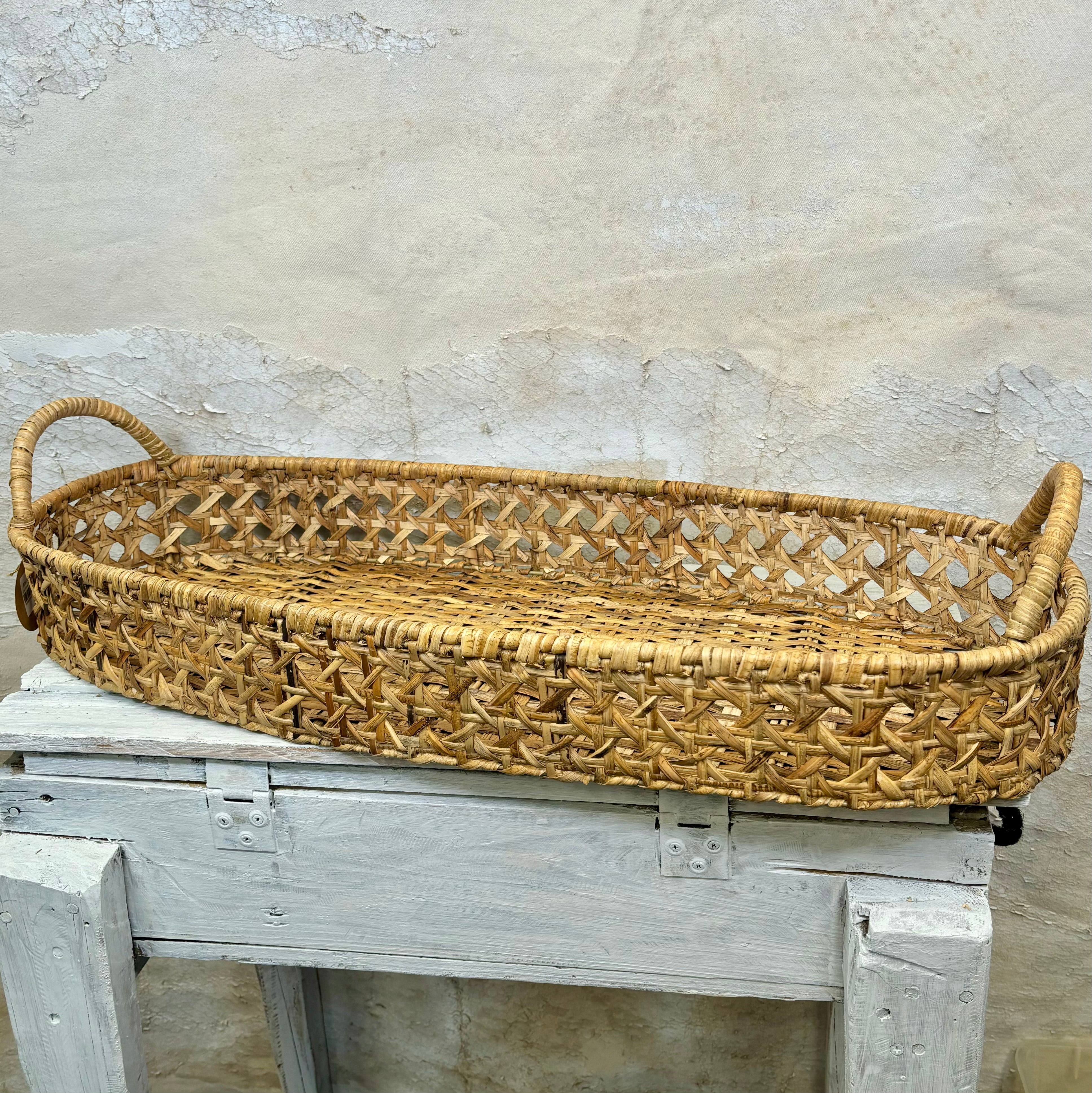 Oval Woven Tray