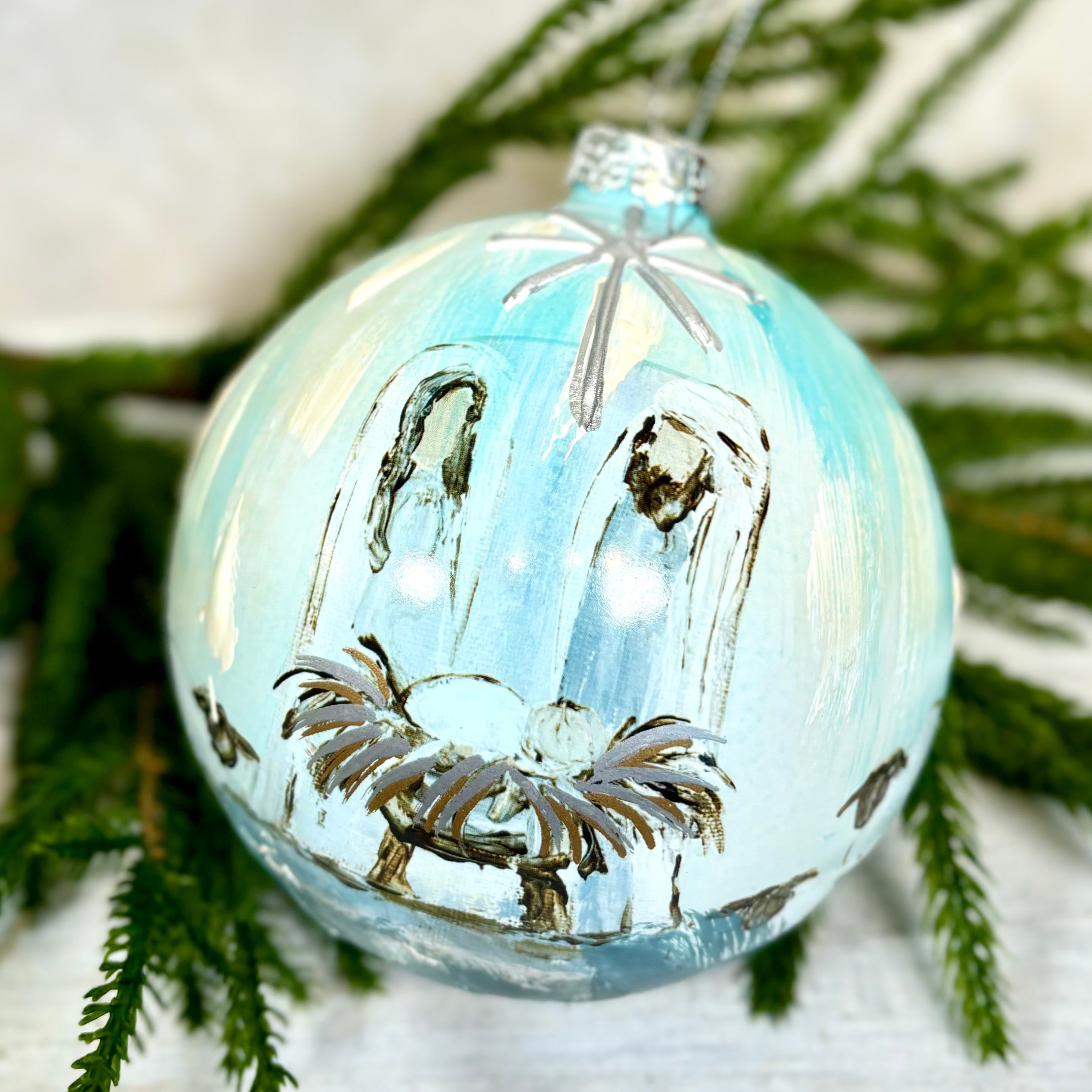 Holy Family Ball Ornament