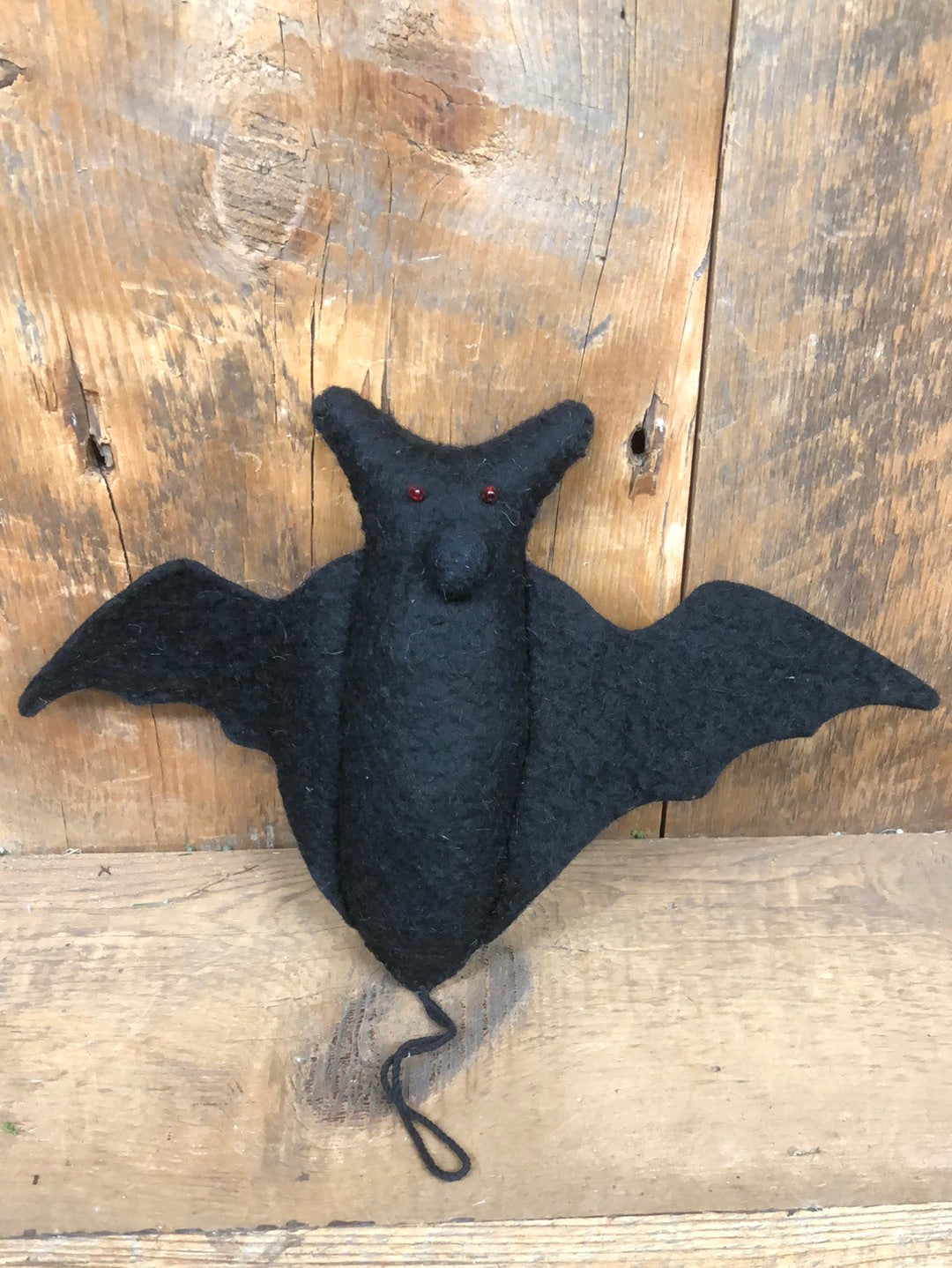 Felt Wool Handmade Black Bat Ornament
