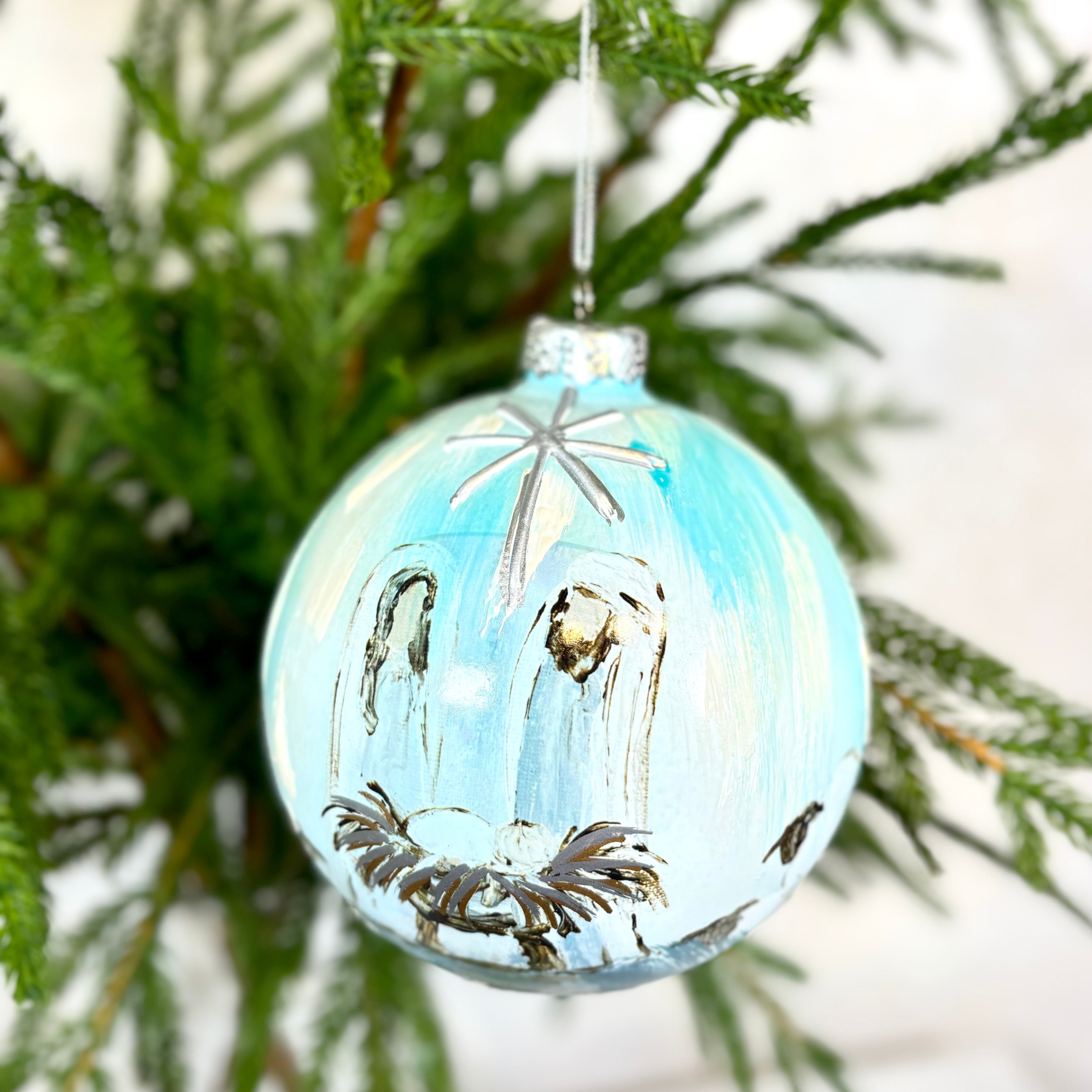 Holy Family Ball Ornament