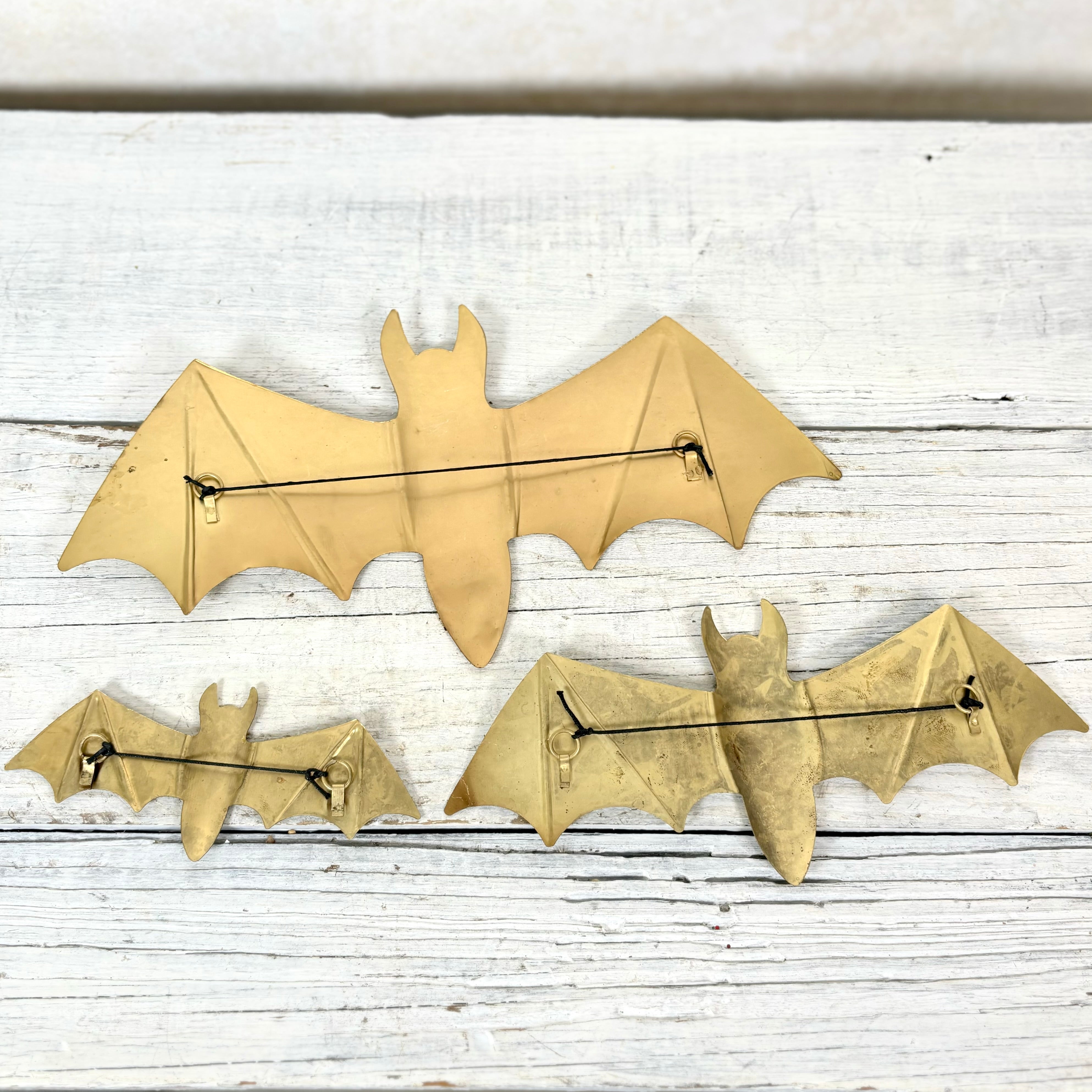 Winged Bat Wall Decor Set of Three