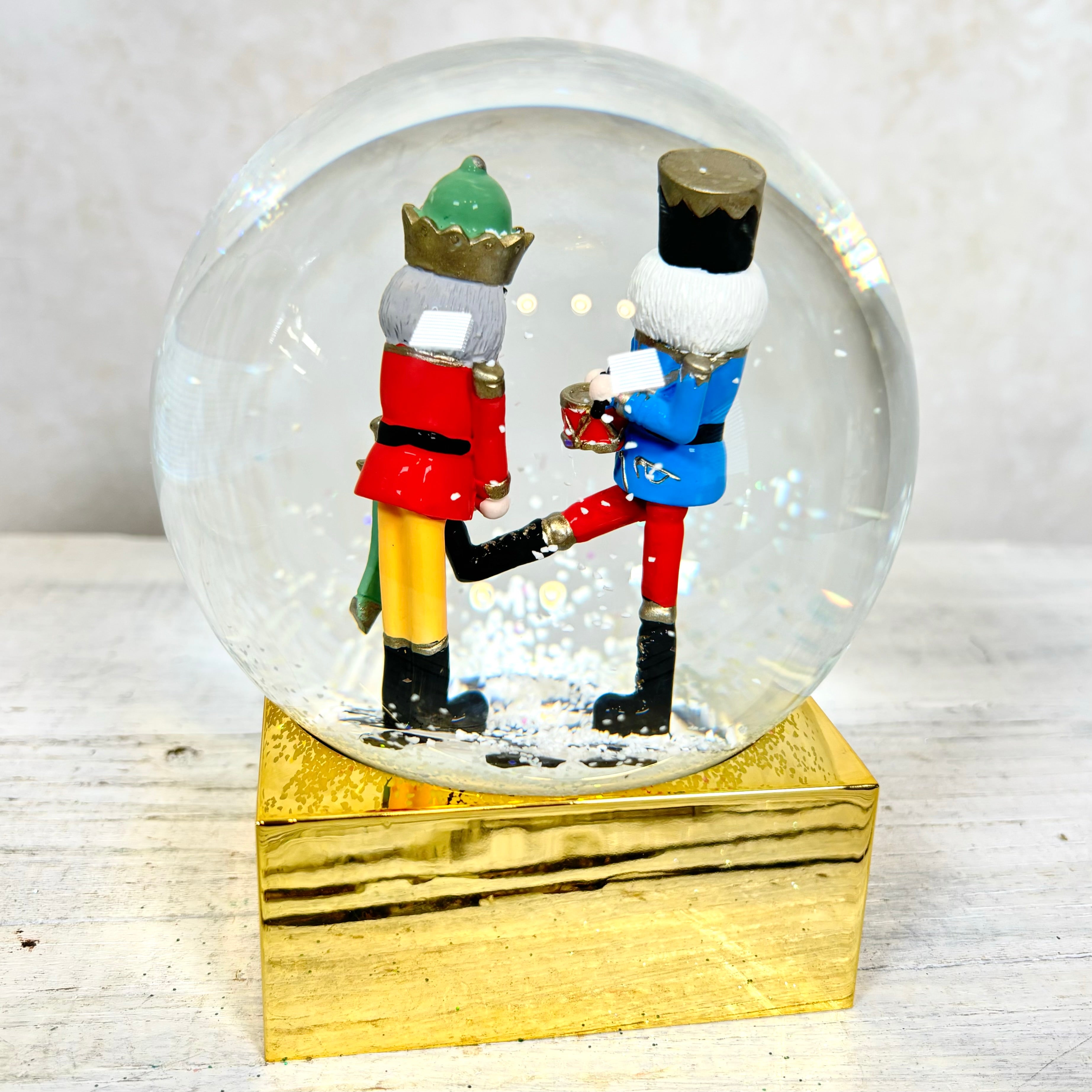 The Nutcracker Glass Snow Globe