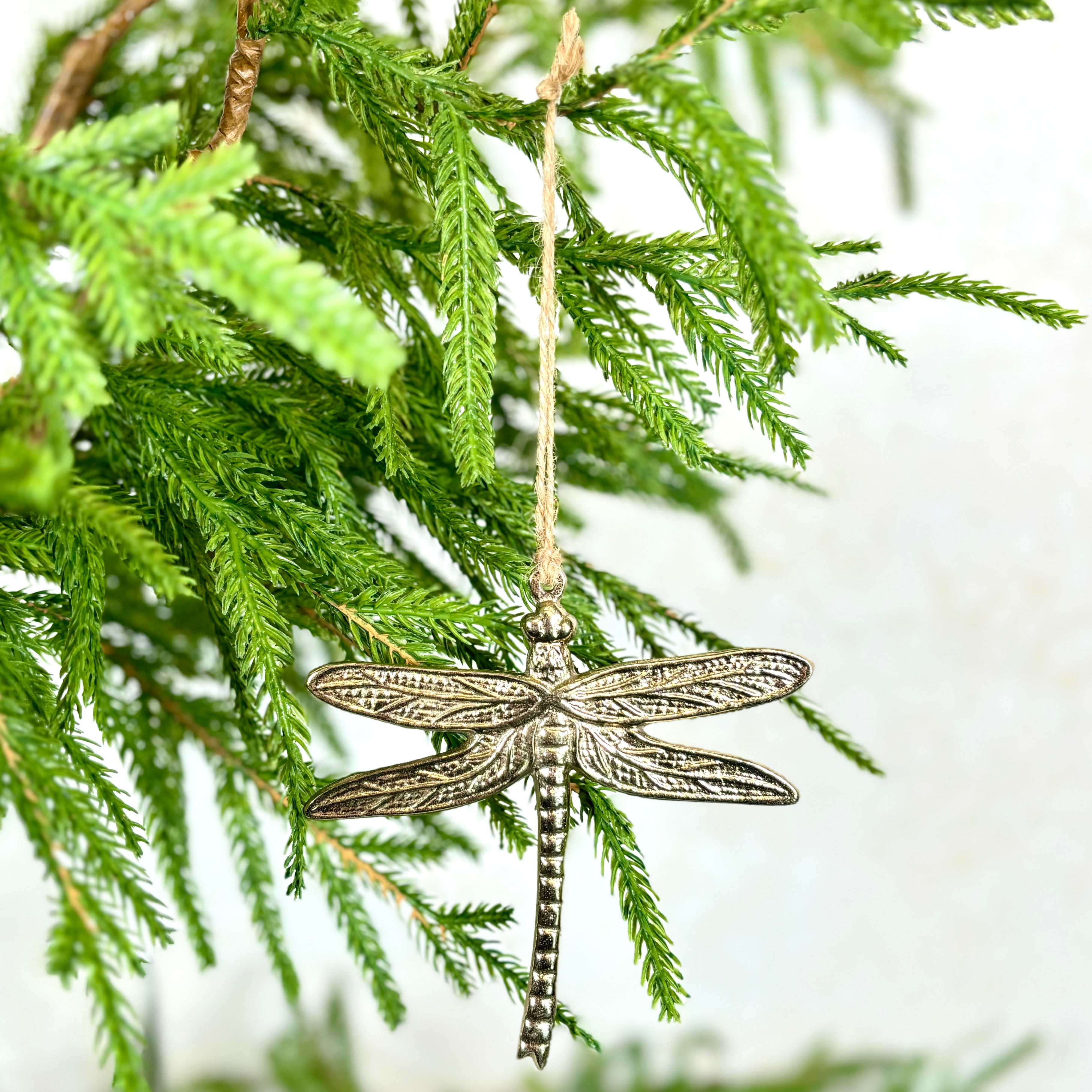 Cast Metal Dragonfly Ornament