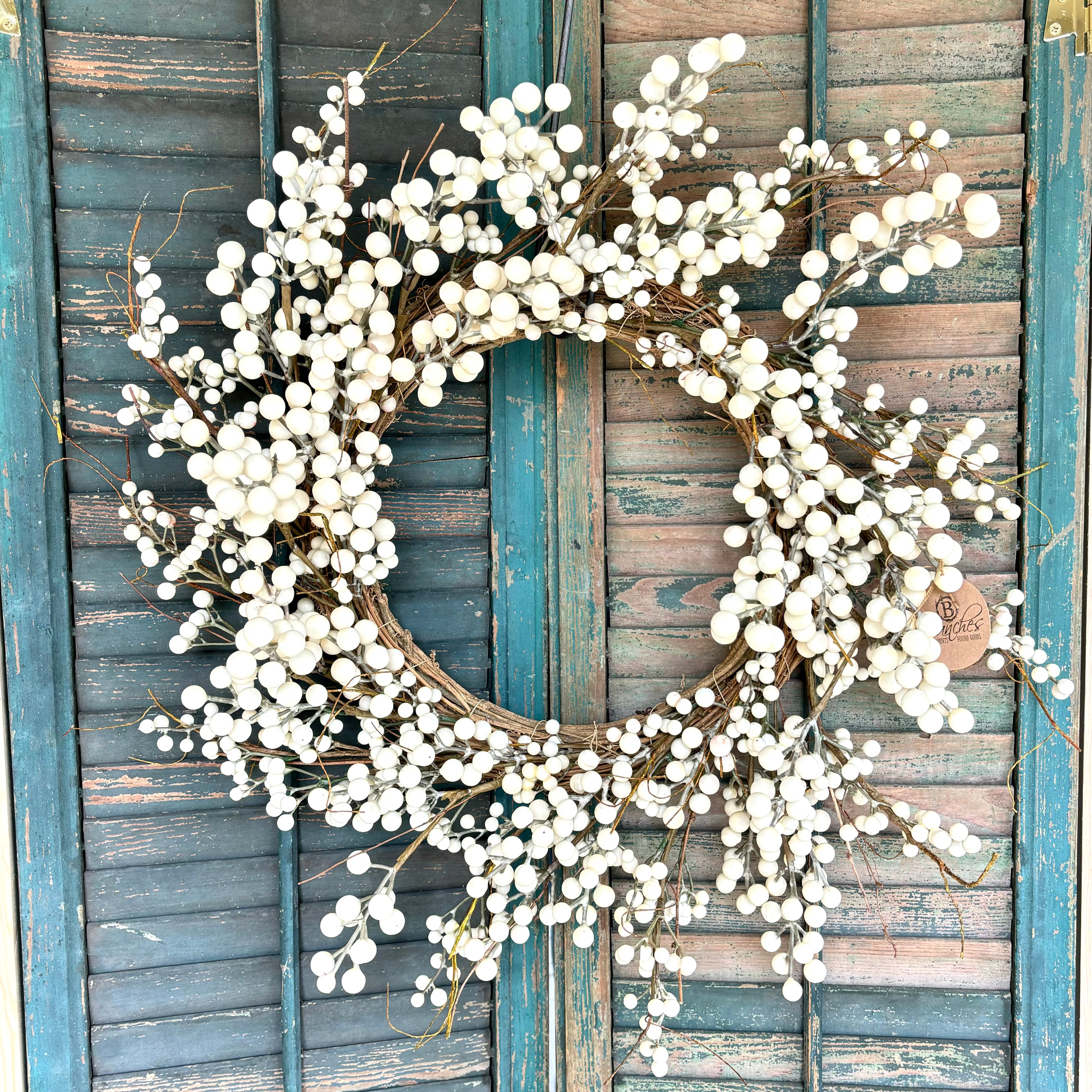 Cream Berry Wreath