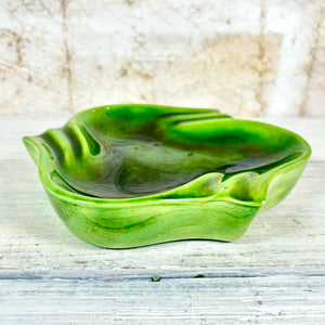 MCM Green Ceramic Trivet Dish