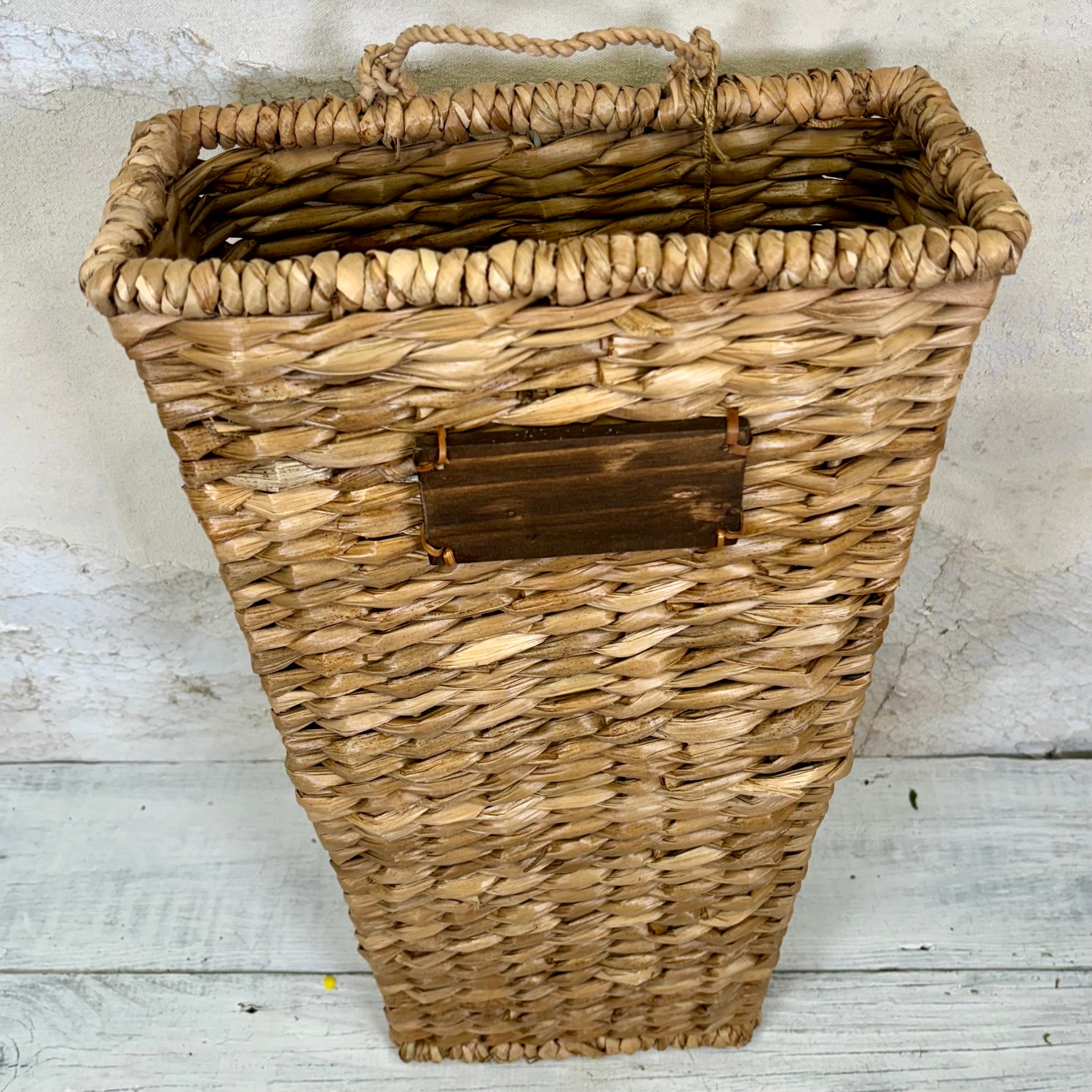 Woven Wall Basket Small