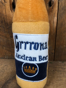 Dog Toy Grrona Mexican Beer Bottle