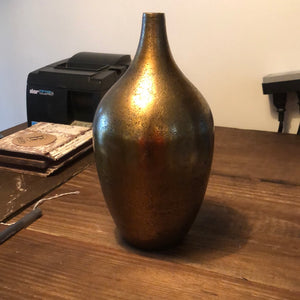 Burnished Brass Vase