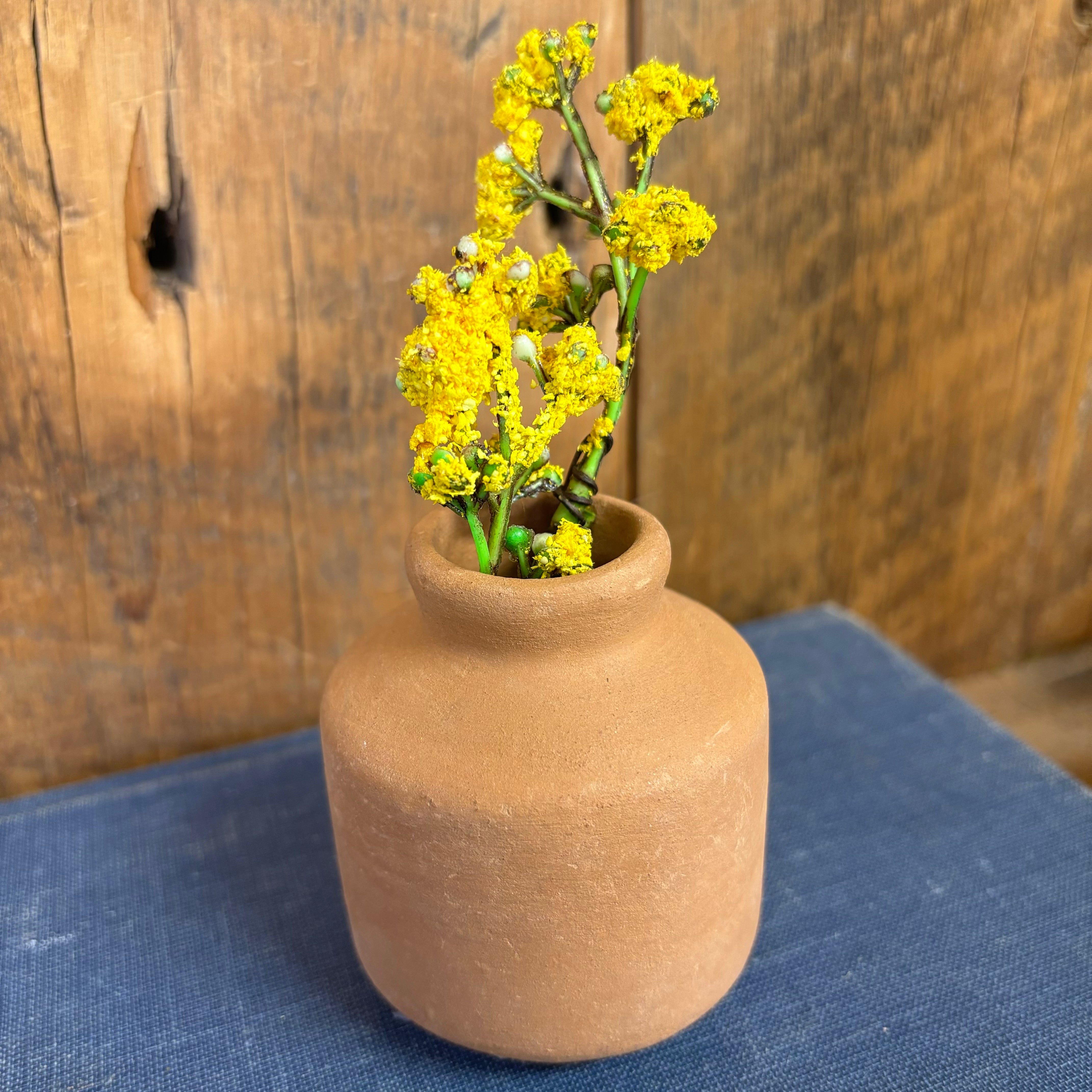 2.75" Mini Terracotta Vase