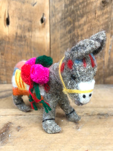 Felt Burro Ornament