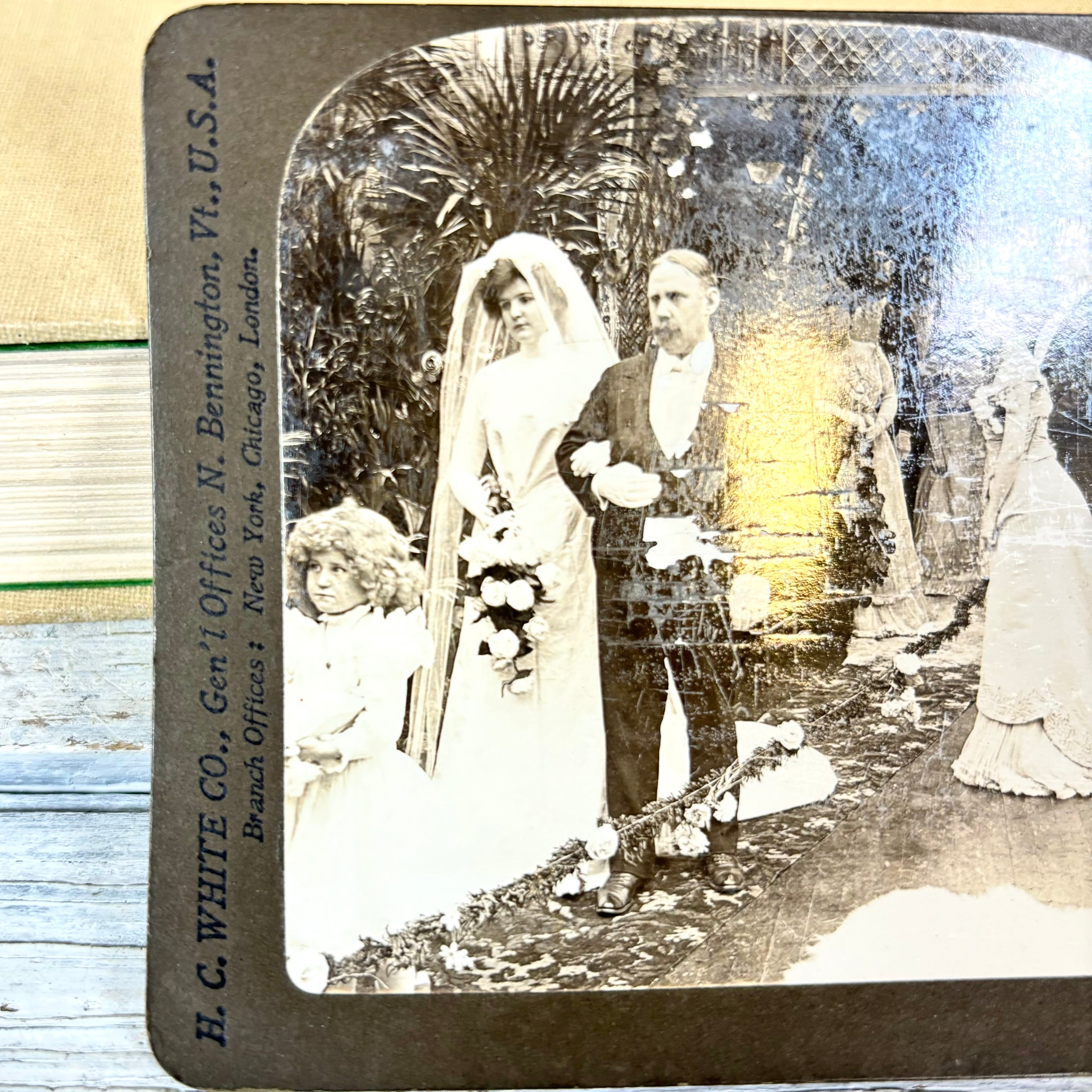 H.C. White Co. Stereoview 5513- The Bride