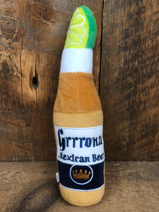 Dog Toy Grrona Mexican Beer Bottle