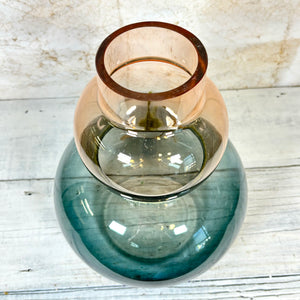 Twilight Green Bronze Bubble Vase