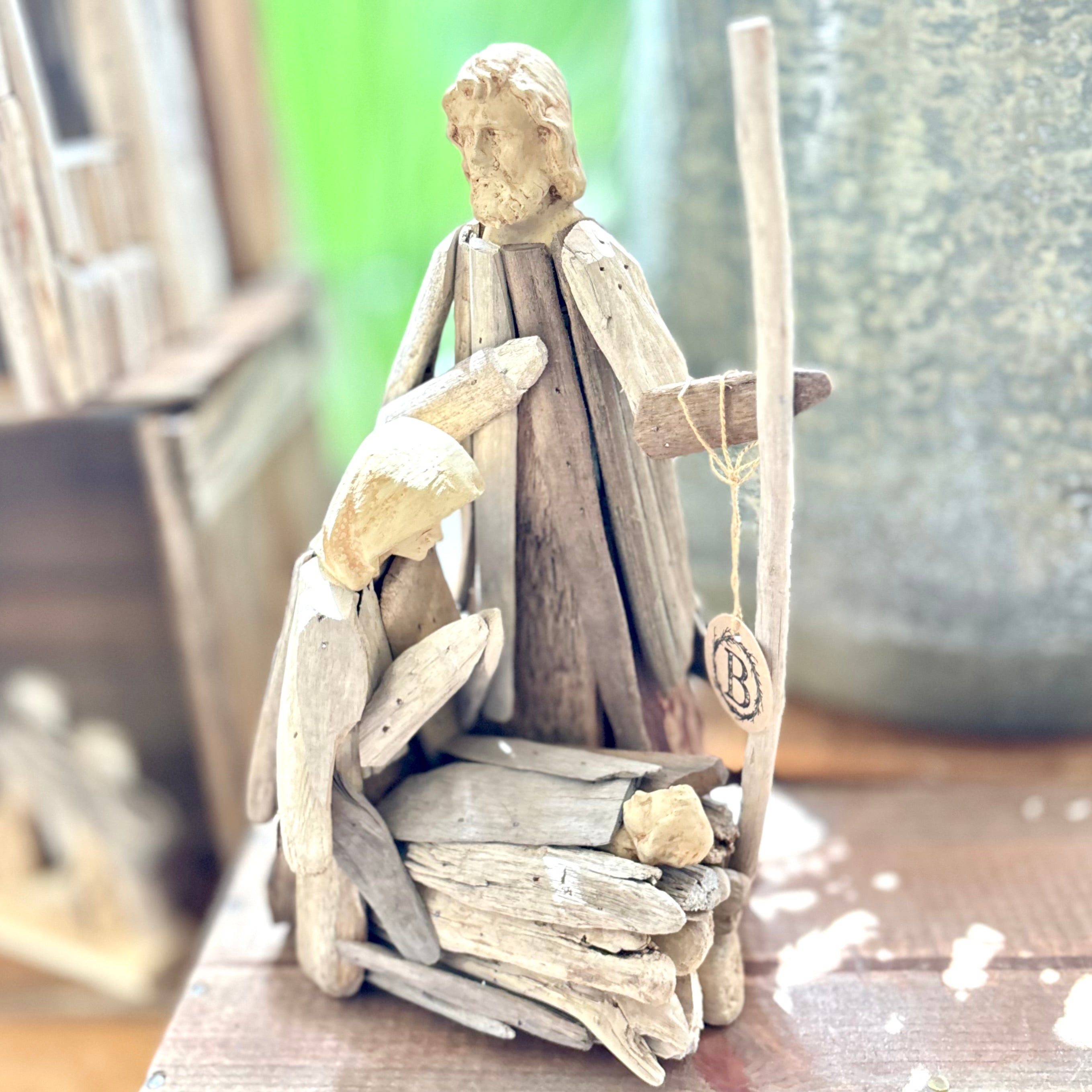 Driftwood Holy Family