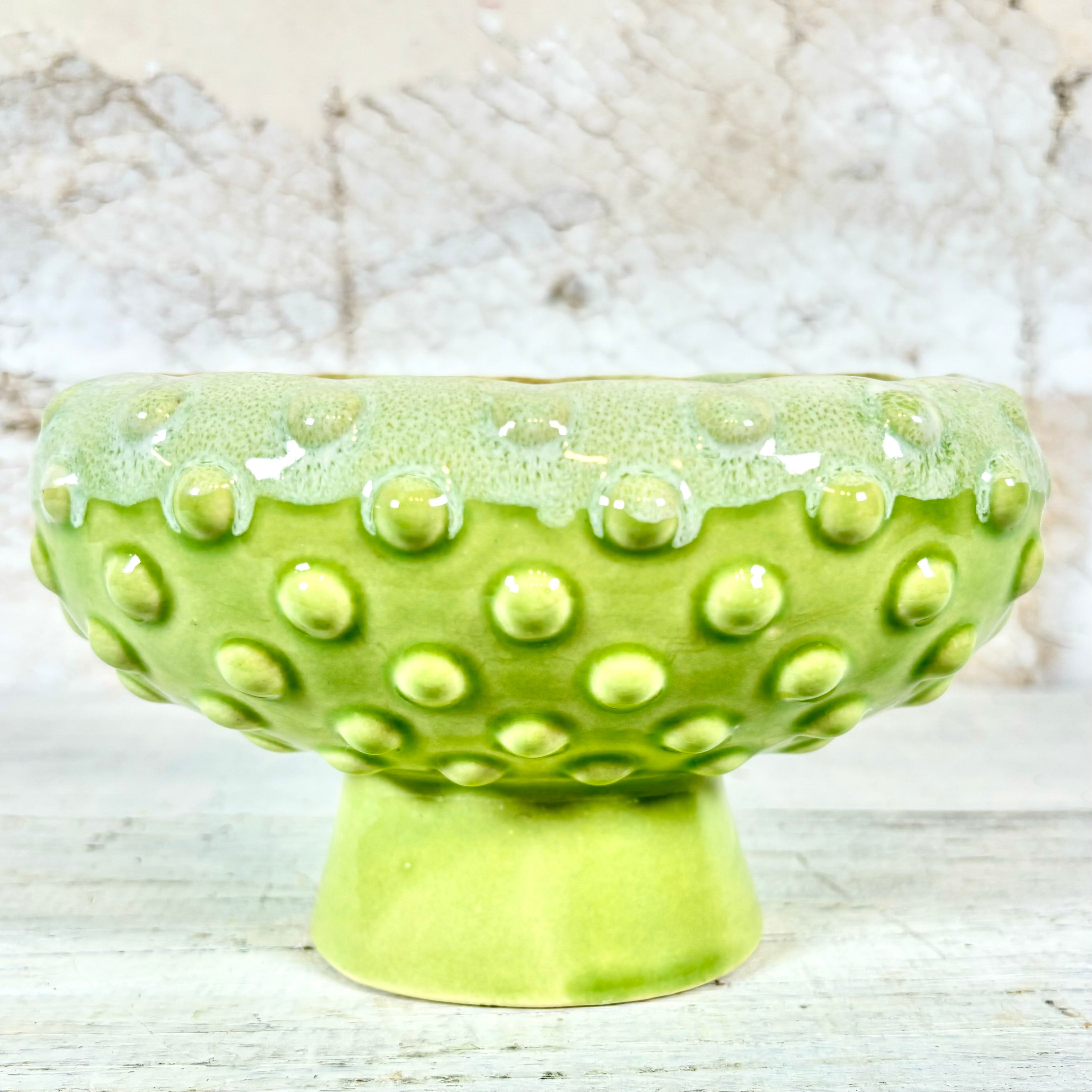 MCM American Bisque Atomic Design Bubble Planter