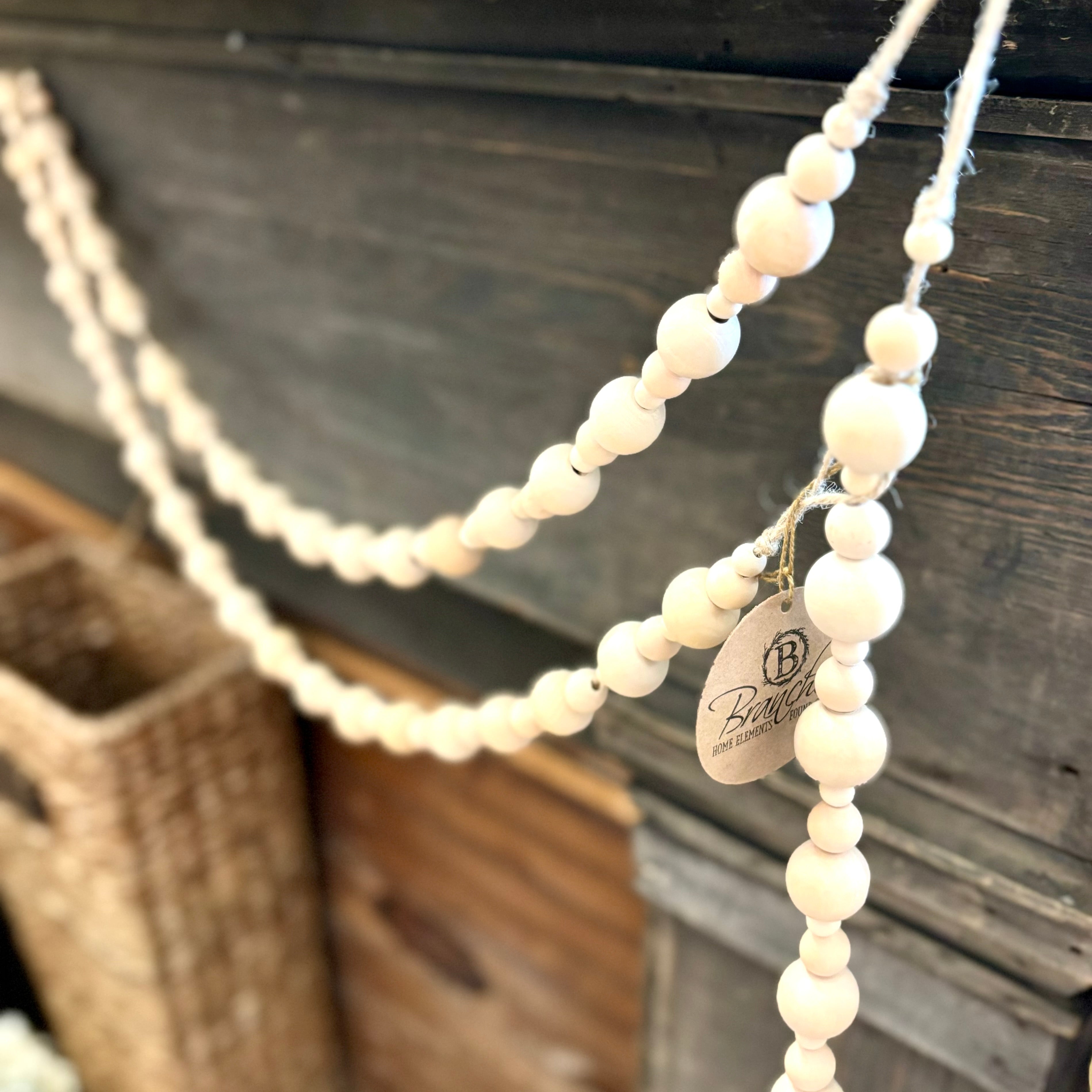 Wood Bead Garland