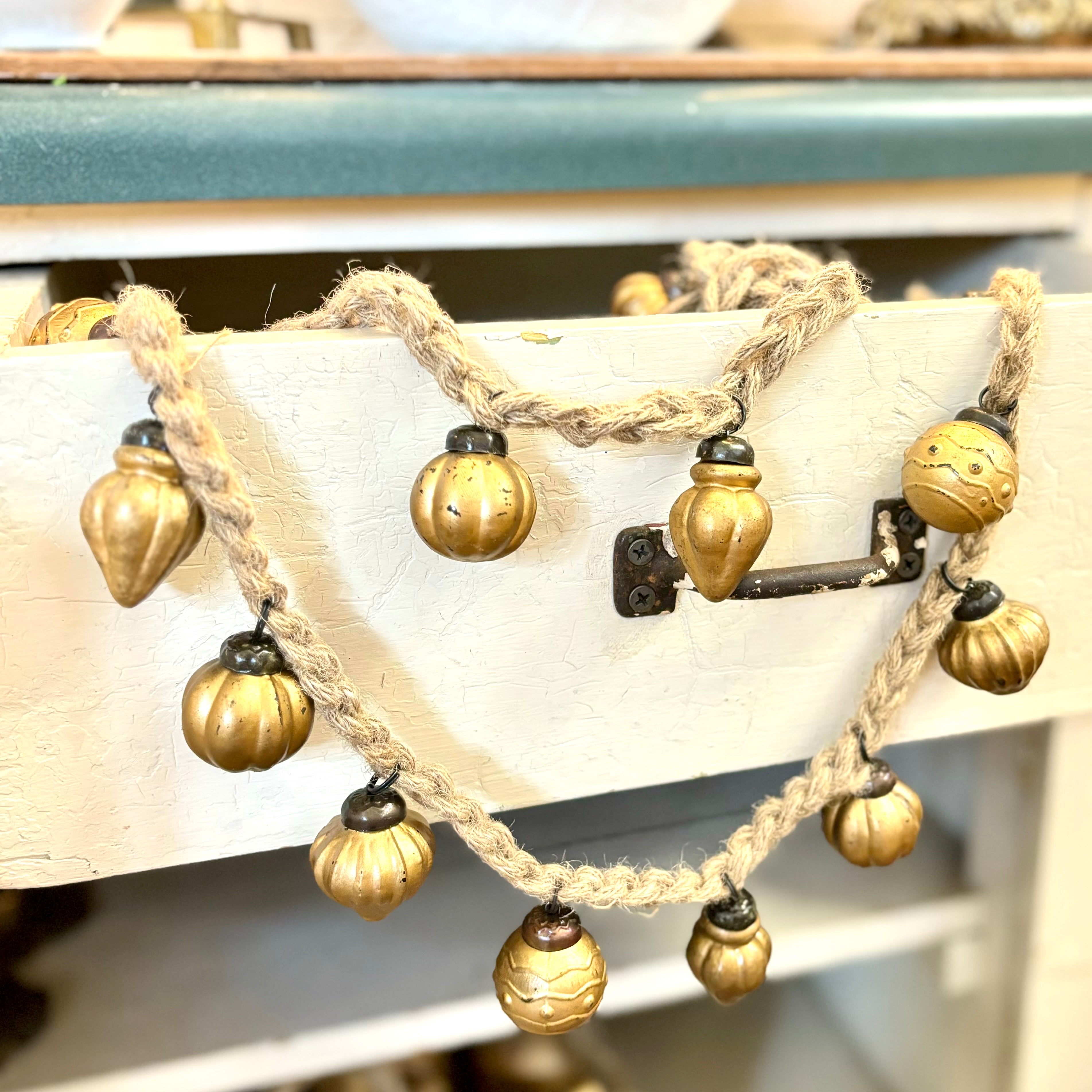 Gold Ornament Rope Garland